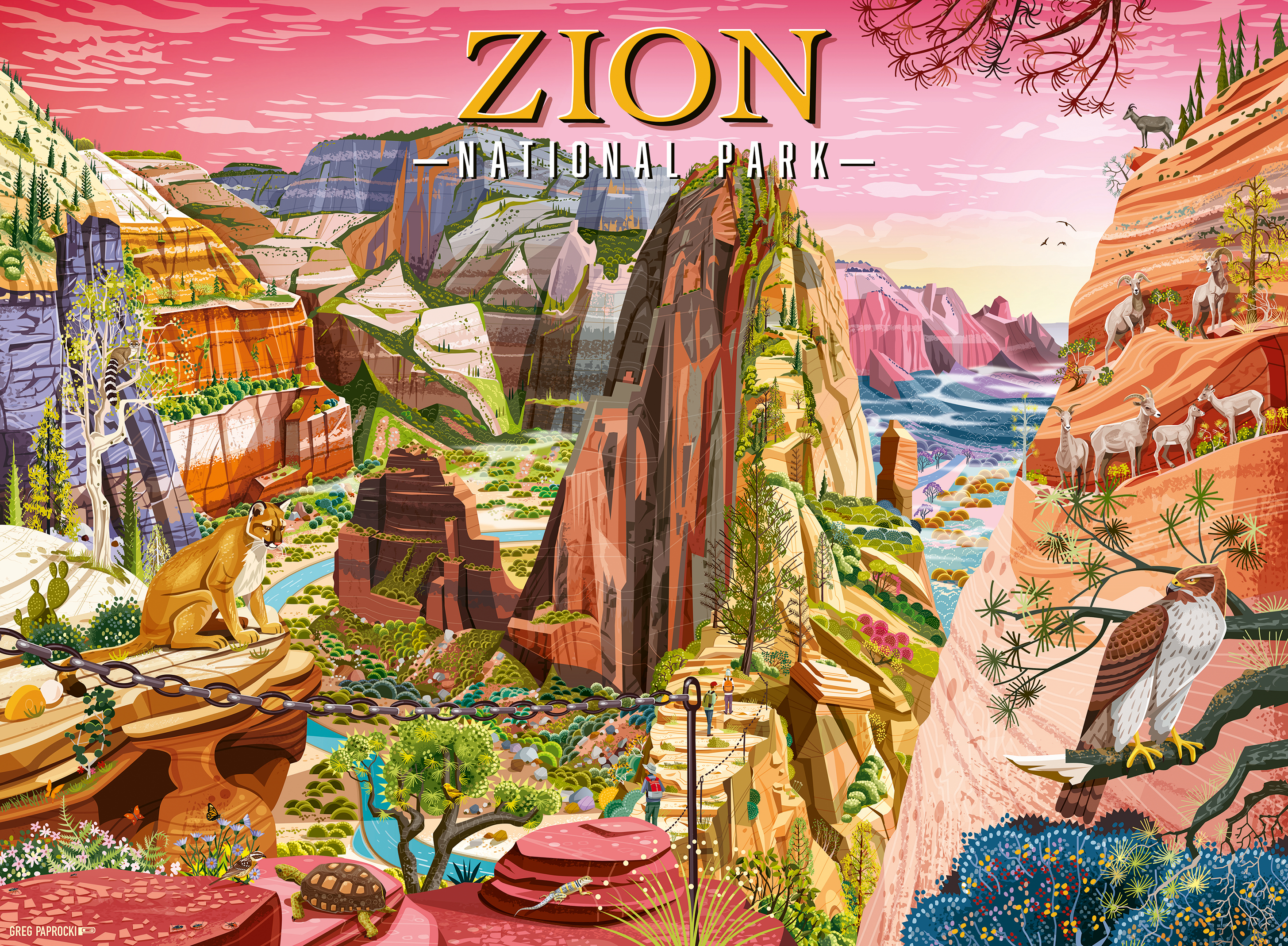 Image of Ravensburger Zion National Park 500-Piece Jigsaw Puzzle