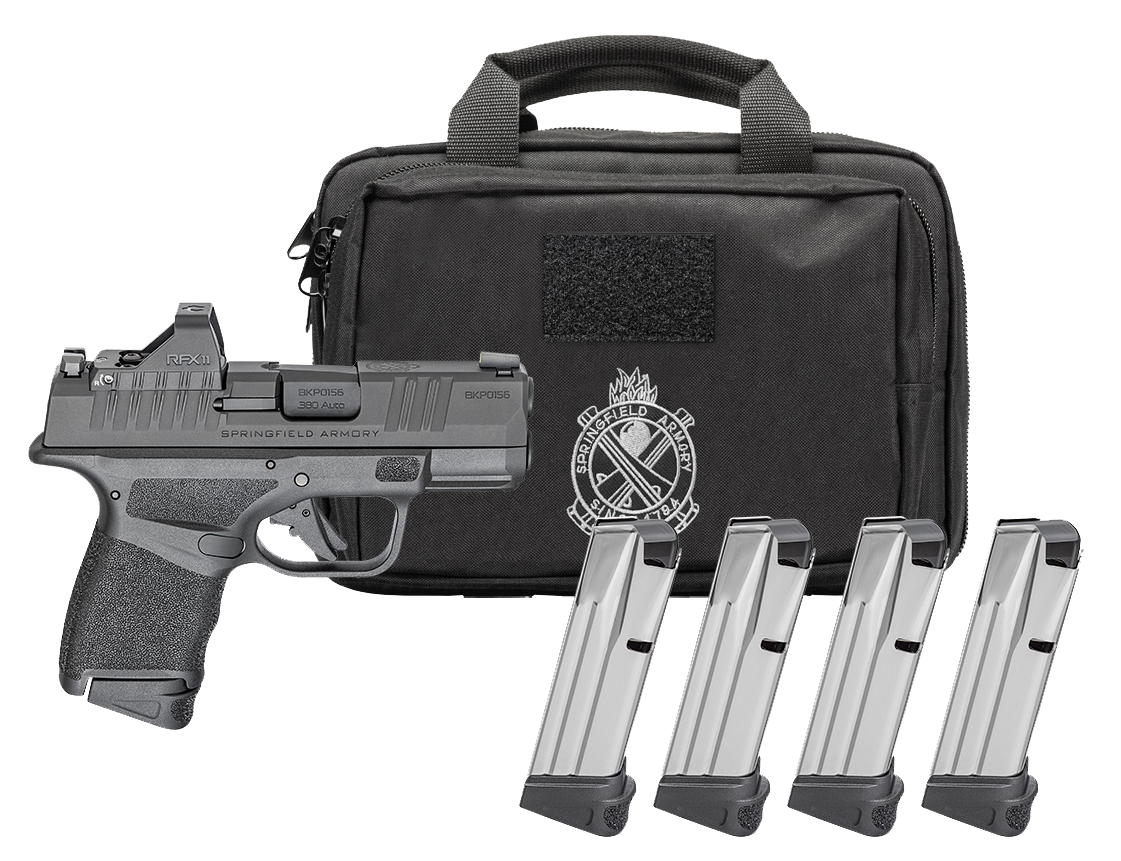 Springfield Armory Hellcat 3 MicroCompact OSP CaliforniaCompliant SemiAuto Pistol with Gear Pac