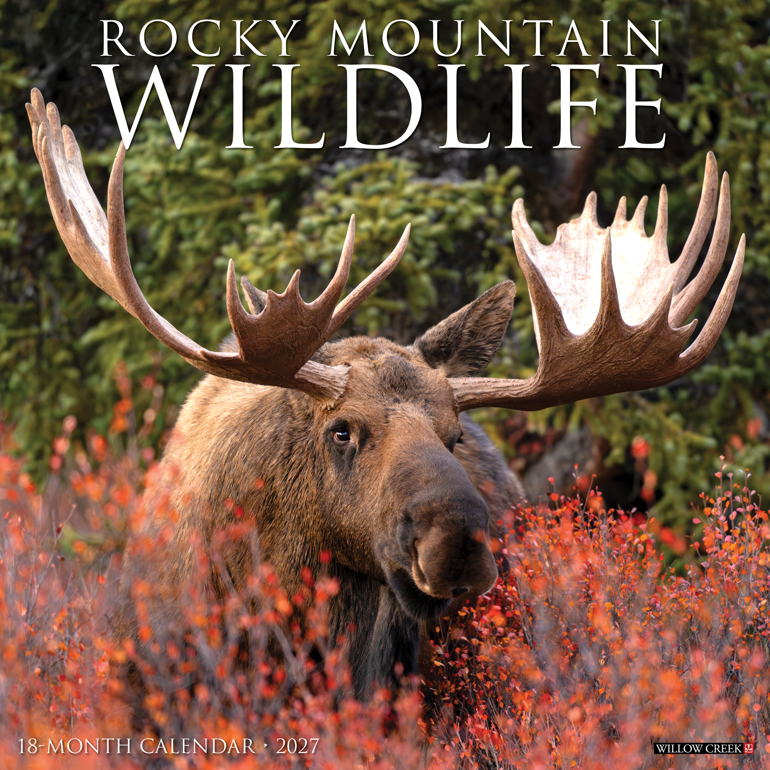 Willow Creek Willow Creek Press 2027 Rocky Mountain Wildlife 18-Month Wall Calendar - $17.99 at Bass Pro Shops