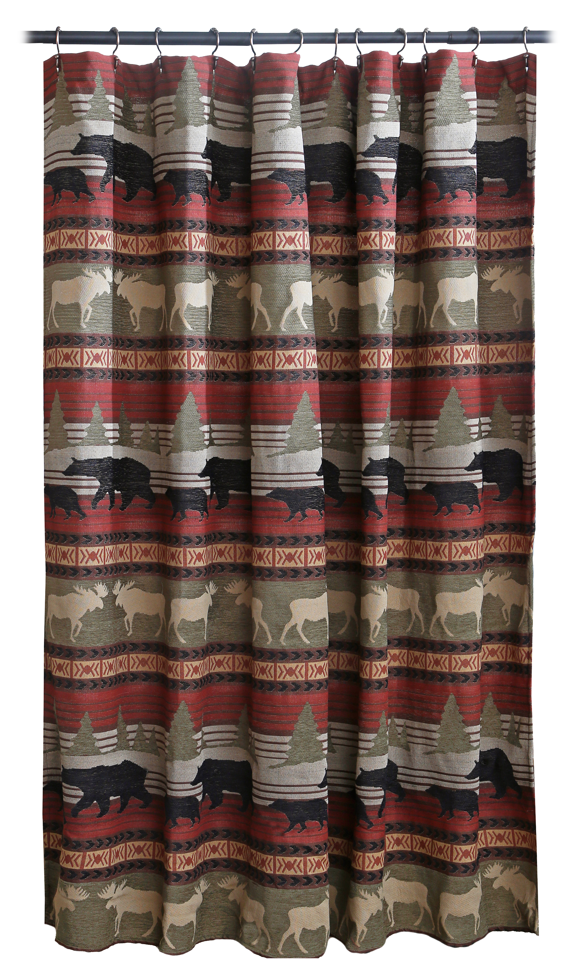 Image of Carstens, Inc. Ontario Wilderness Bedding Collection Shower Curtain