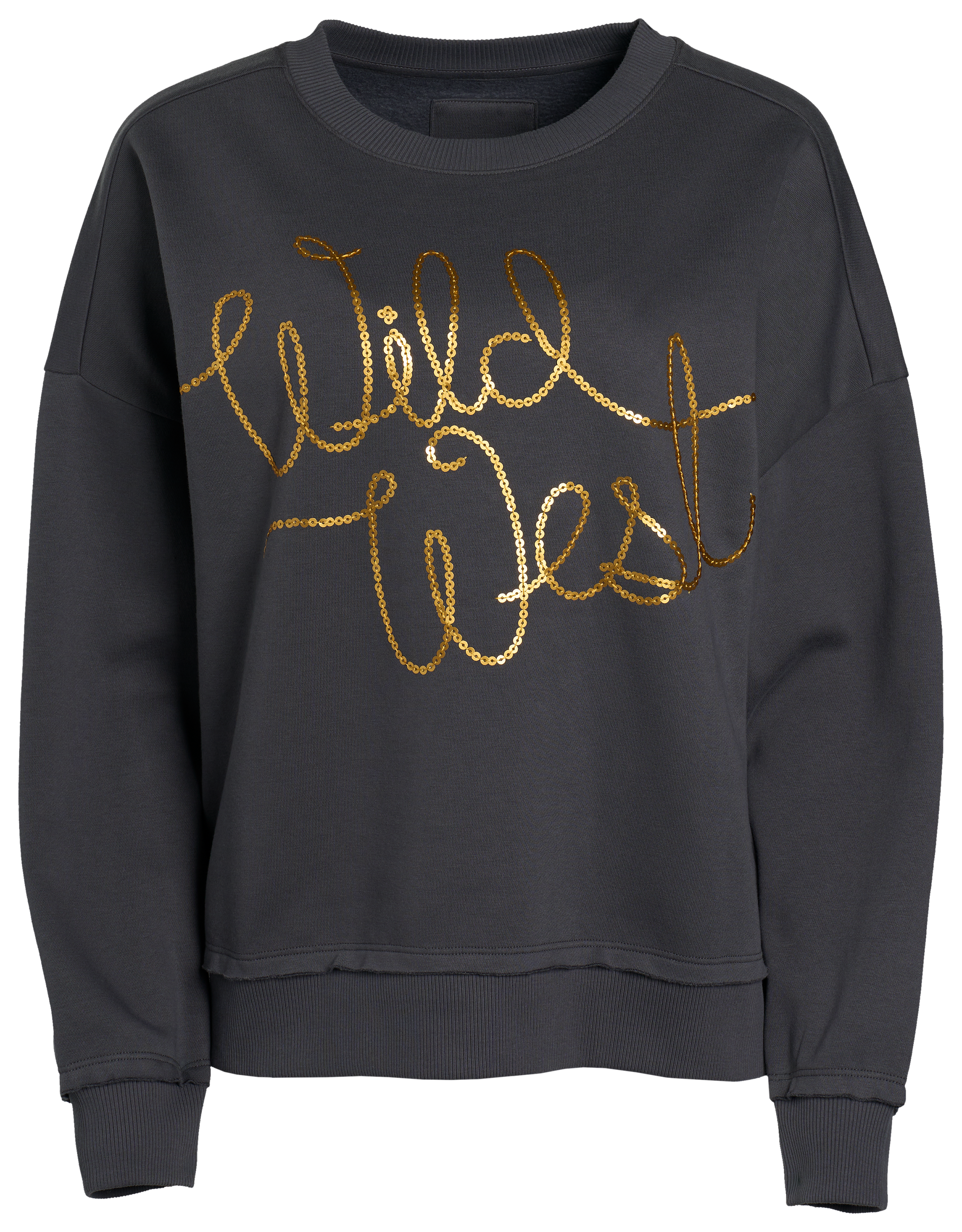 Image of RedHead Ranch Wild West Crew-Neck Sweatshirt - Gray