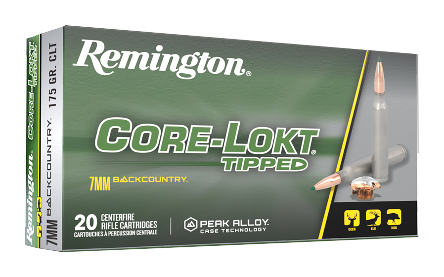 Image of Remington Core-Lokt Tipped 7mm Backcountry 175 Grain Centerfire Rifle Ammo