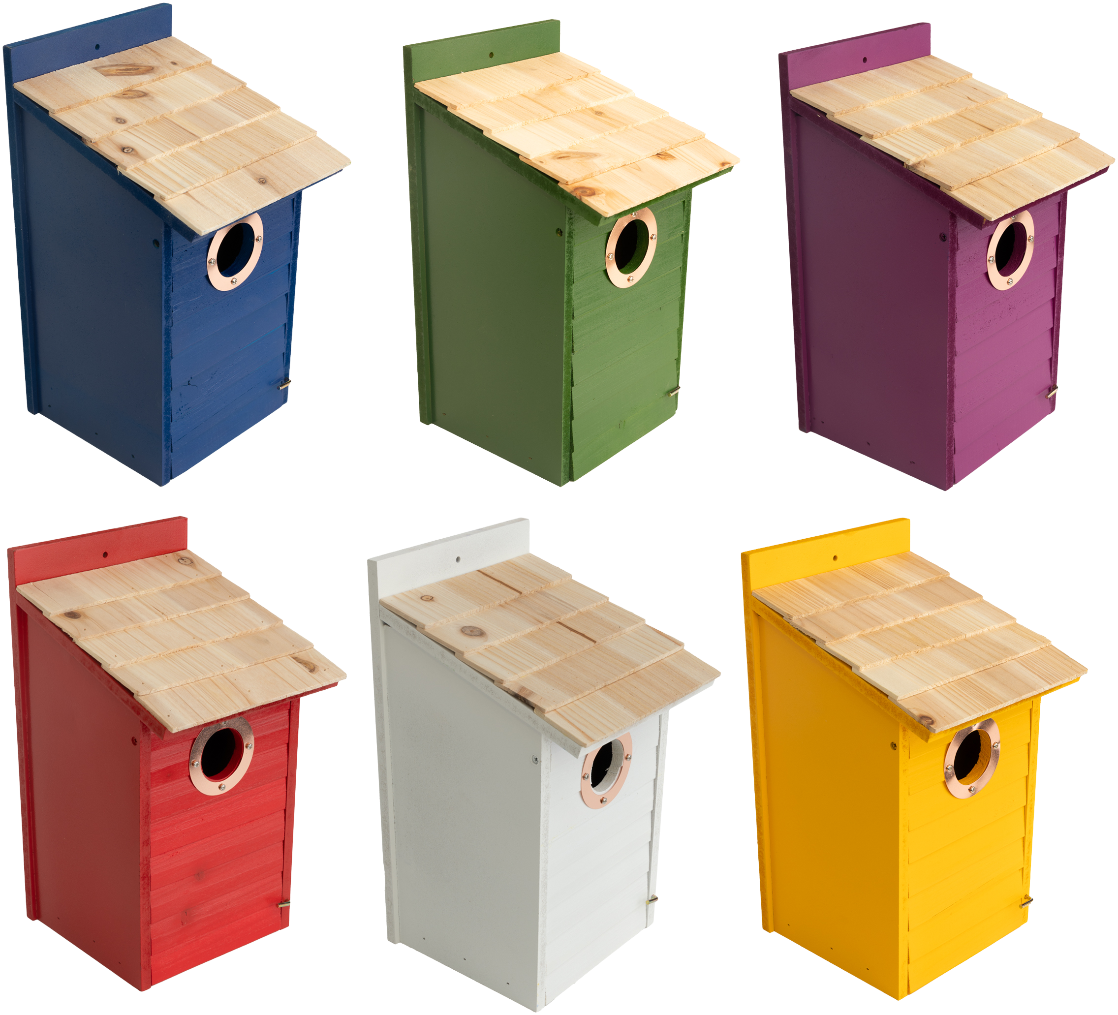 Panacea Colorful Wooden Bluebird House