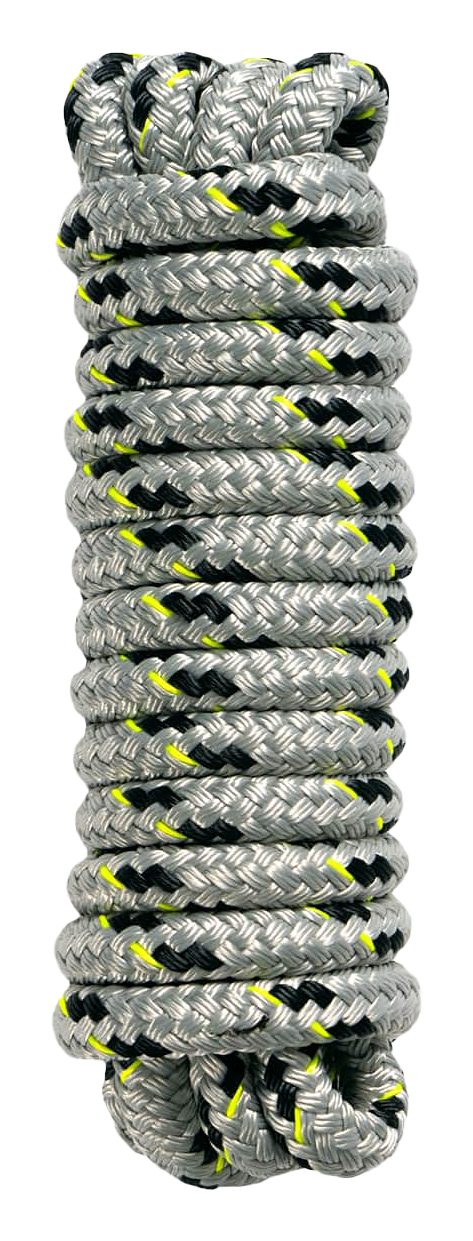 Mission Outdoor Dock Line - Silver Fox - 3/8″ x 10'