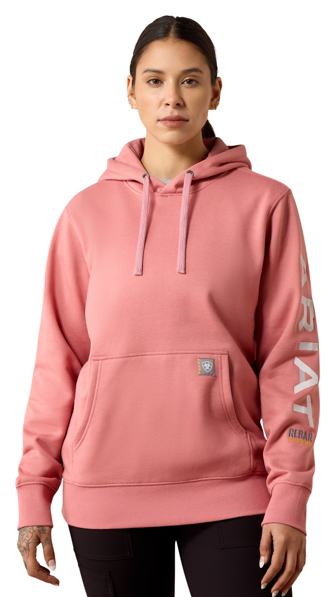Image of Ariat Rebar Graphic Hoodie - Dusty Rose