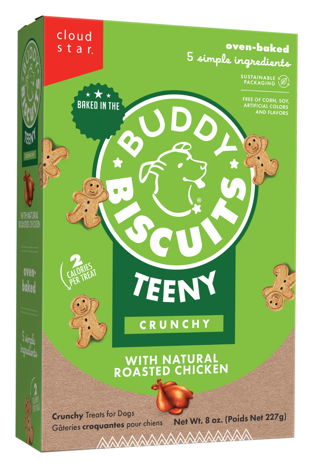 Image of Buddy Biscuits Teeny Crunchy Roasted Chicken Dog Treats