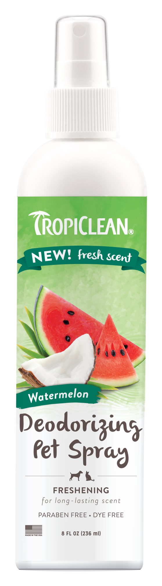 Image of TropiClean Deodorizing Spray for Pets - Watermelon