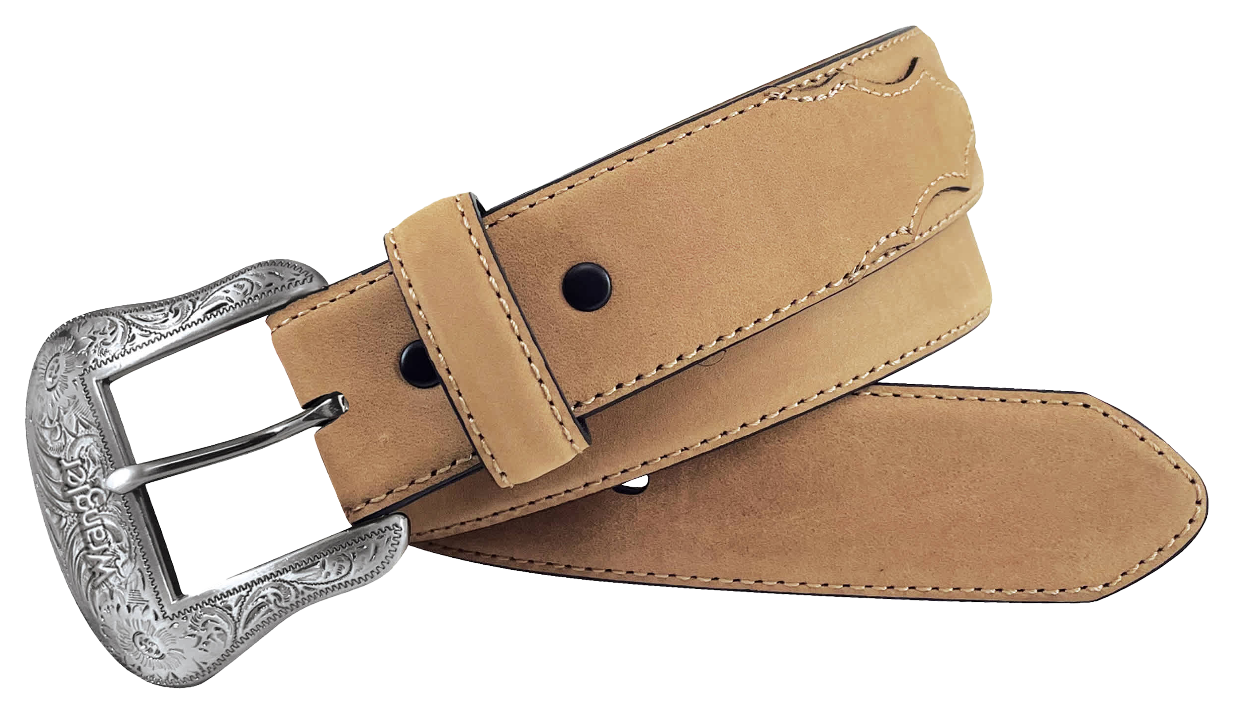 Image of Wrangler Crazy Horse Western Belt - Tan