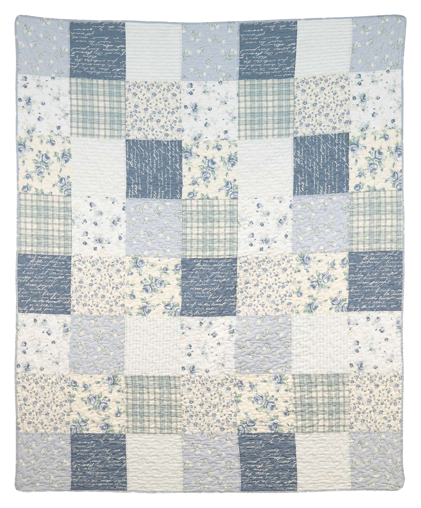 Image of Donna Sharp Blue Pastures Cotton Throw