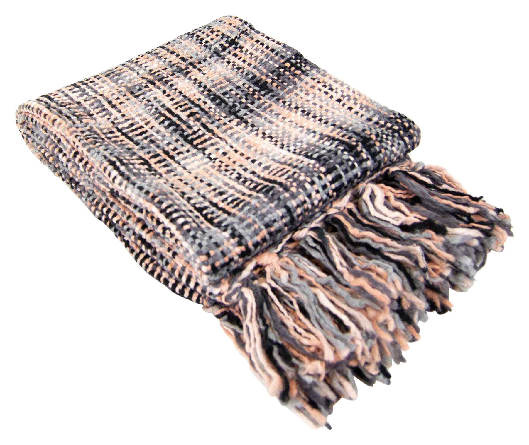 Image of Donna Sharp Heritage Woven Throw - Salmon