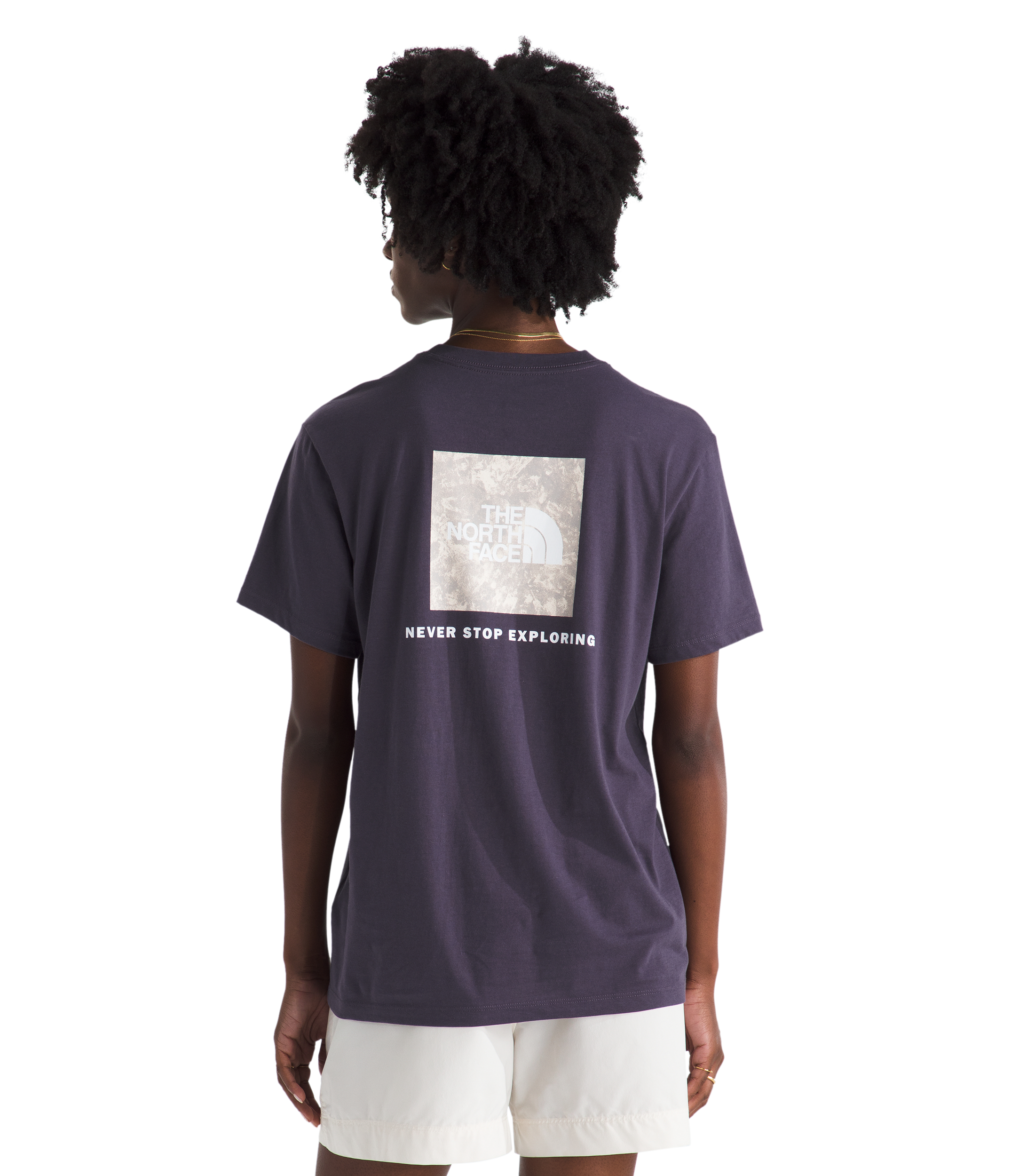 Image of The North Face Glacier Drift Relaxed-Fit Short-Sleeve T-Shirt - Endless Dusk