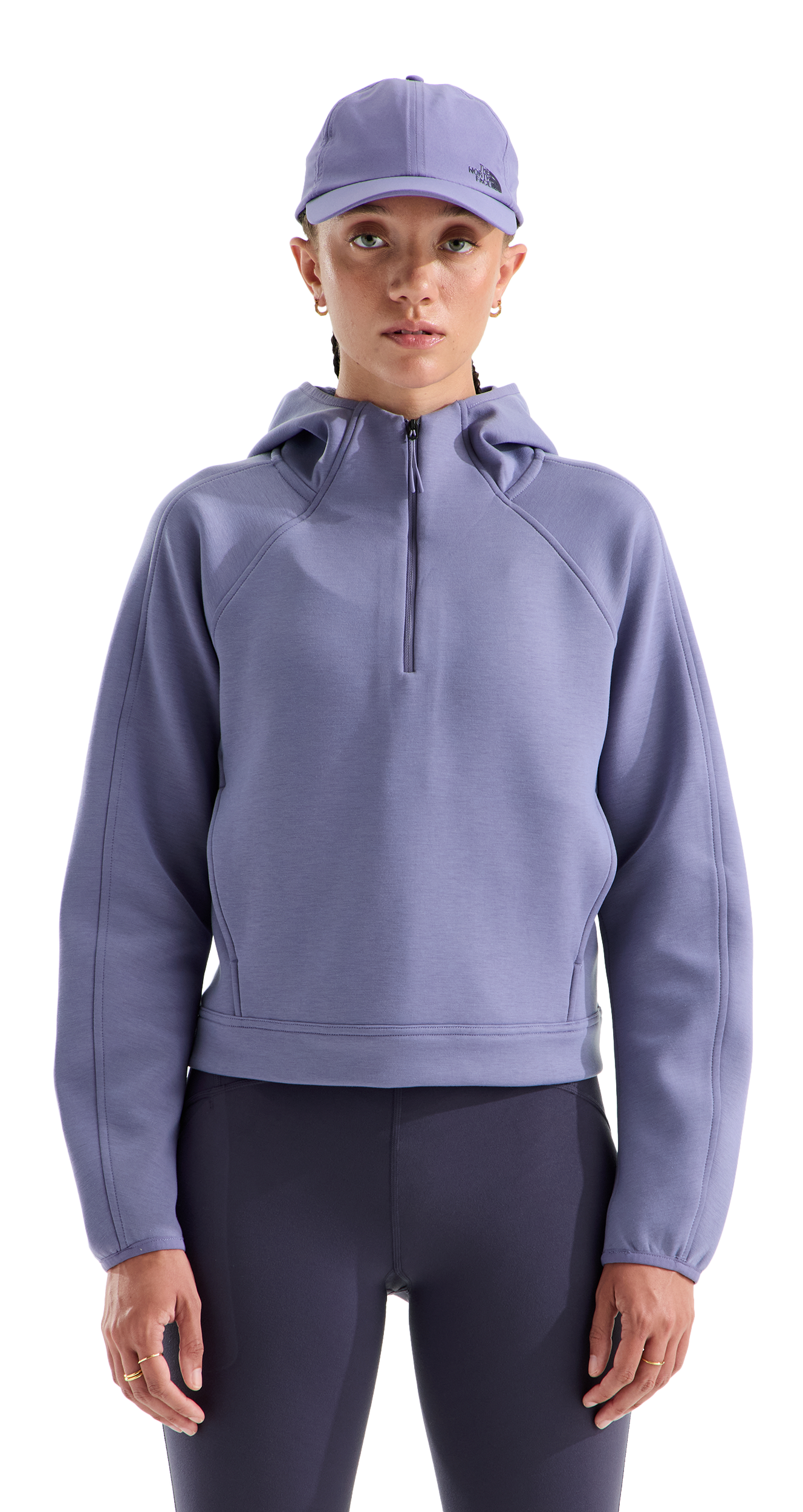 The North Face Jaida Quarter-Zip Hoodie - Grounded Plum
