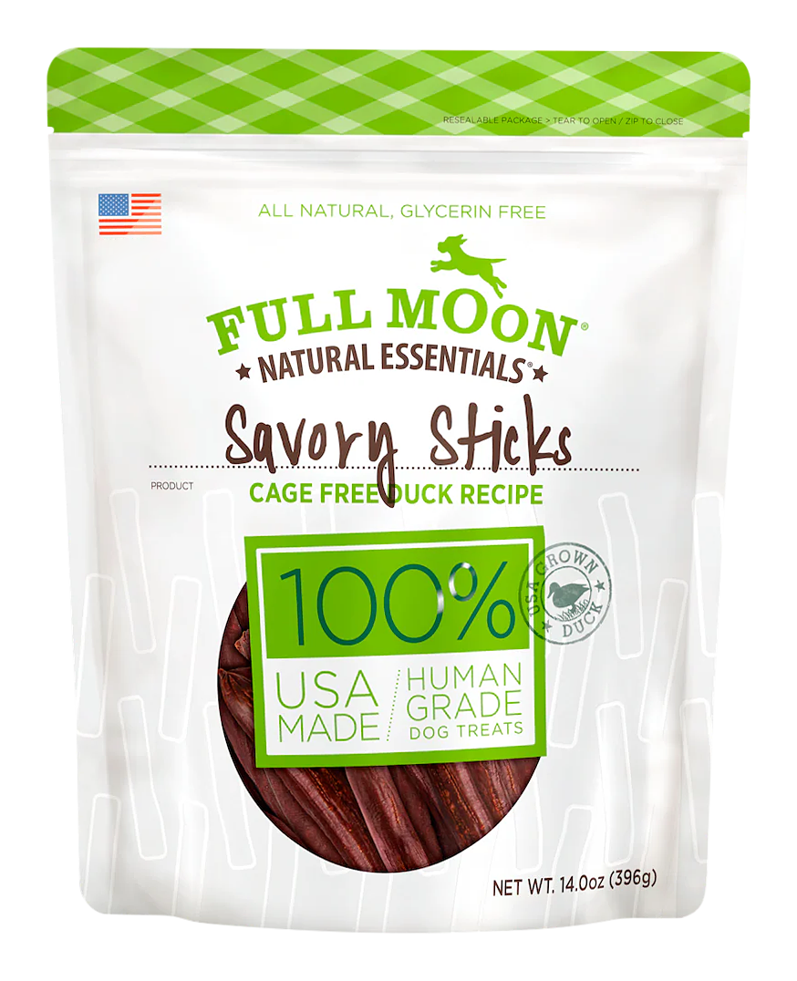 Image of Full Moon Duck Savory Sticks Dog Treats