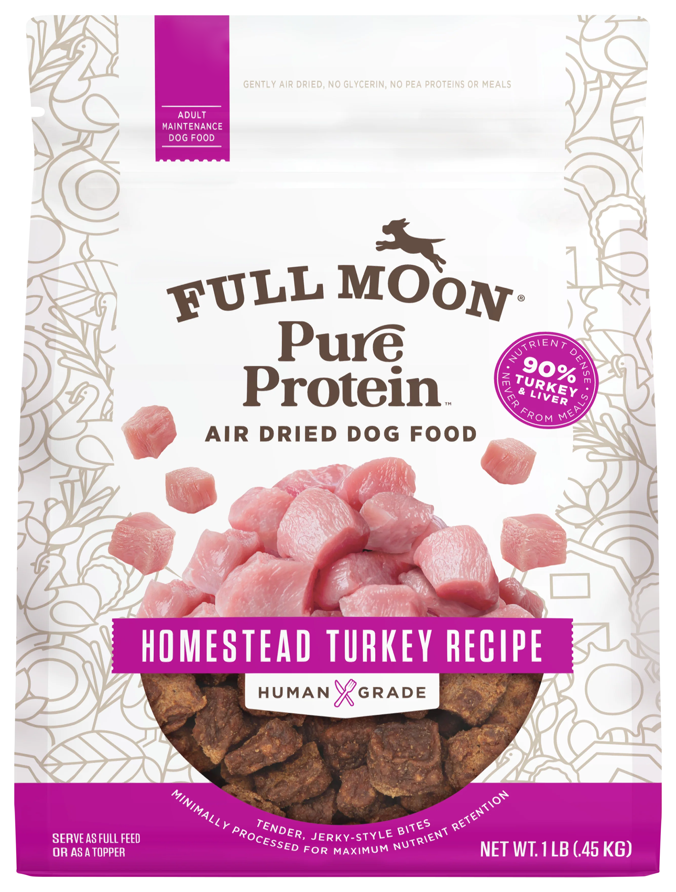 Image of Full Moon Pure Protein Air Dried Turkey Dog Food