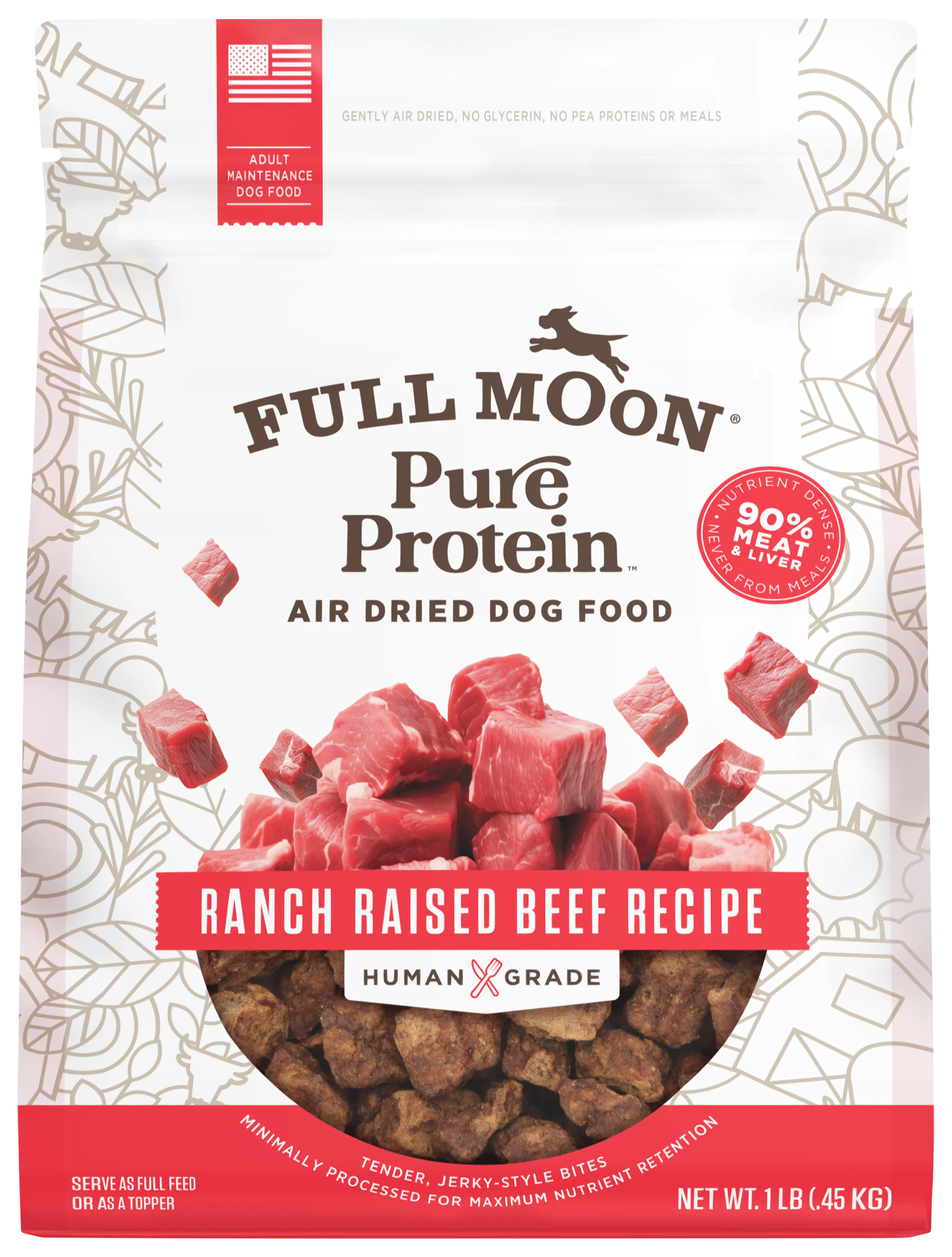 Image of Full Moon Pure Protein Air Dried Beef Dog Food