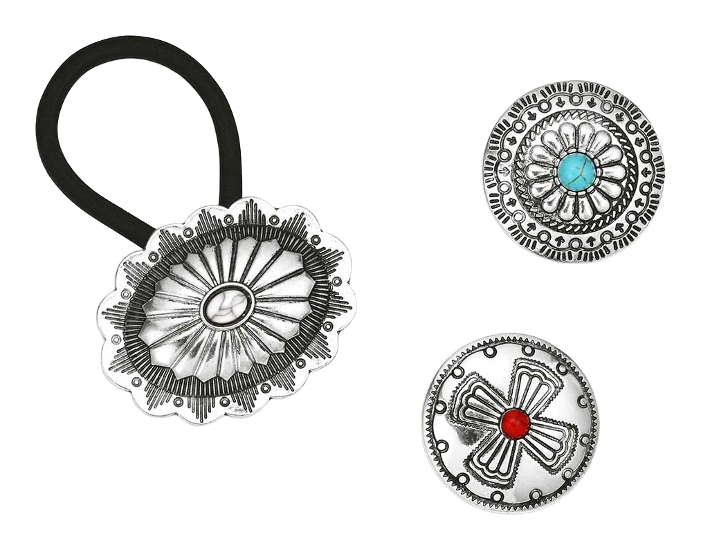 Image of Montana Silversmiths High Desert Hair Tie Set