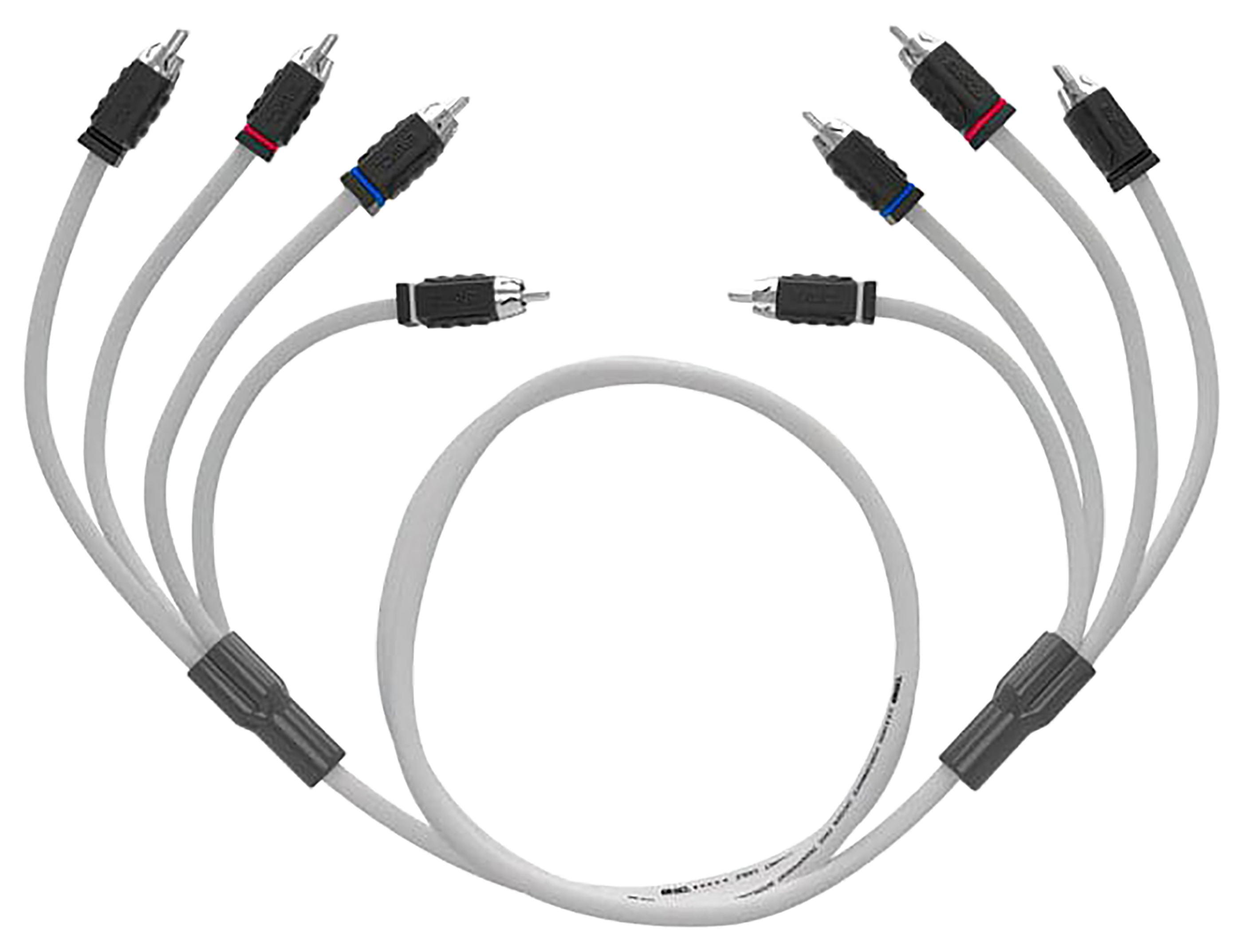 Image of DS18 RCA 4-Channel Marine-Grade Tinned 100% Copper OFC Cable - 6'