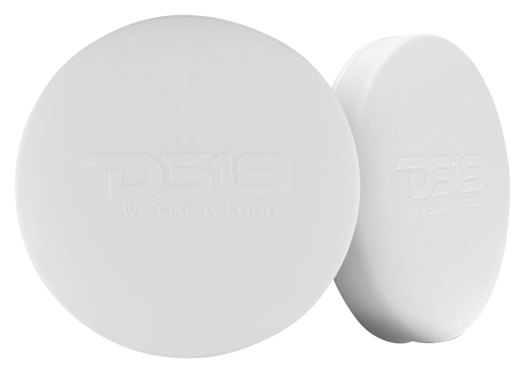 Image of DS18 Silicone Cover for All Towers, Speakers, and Subwoofers - White - 8''