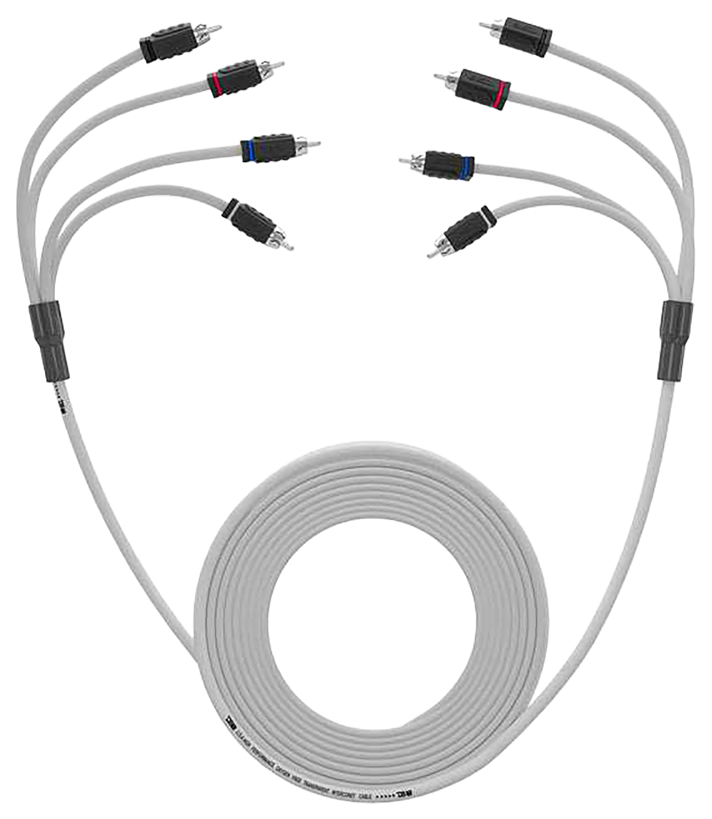 Image of DS18 RCA 4-Channel Marine-Grade Tinned 100% Copper OFC Cable - 25'