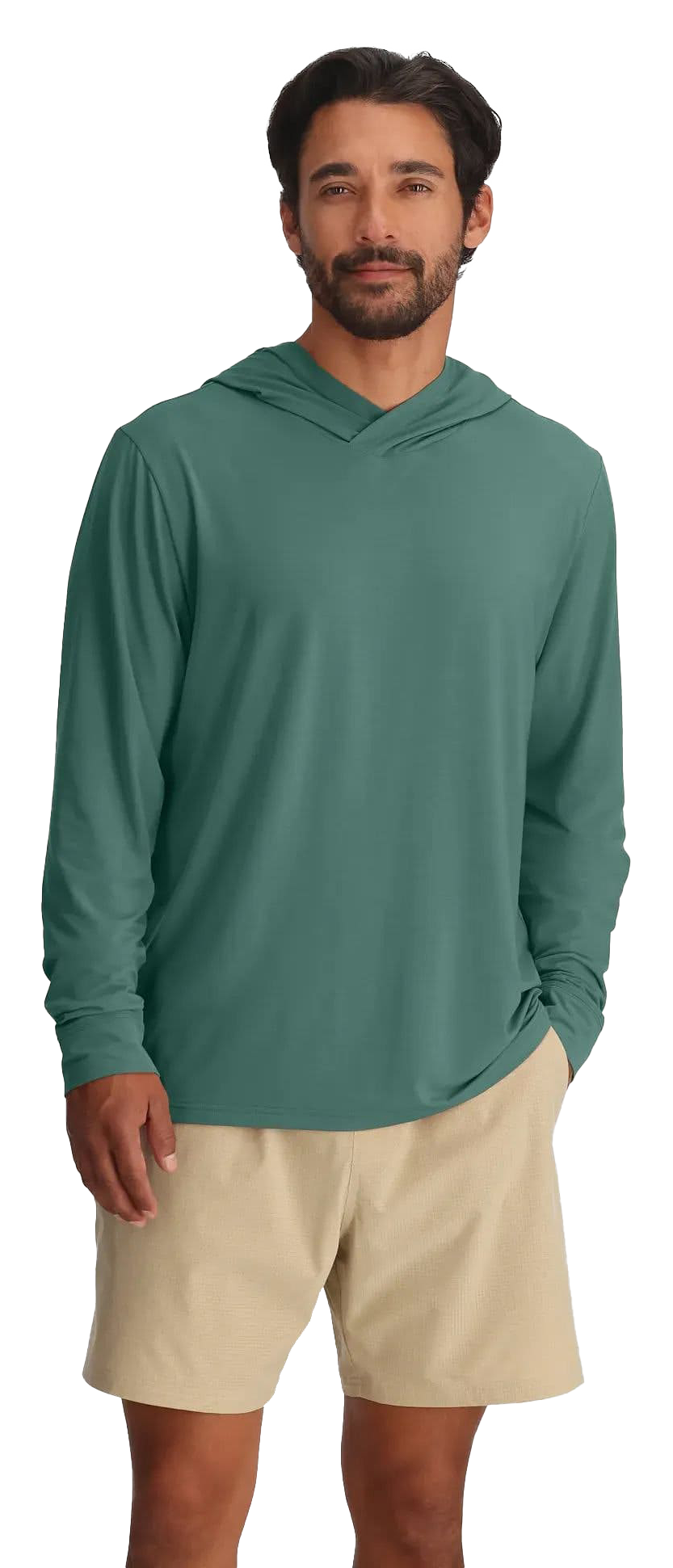 Image of Free Fly Elevate Lightweight Hoodie - Sea Pine - XXL