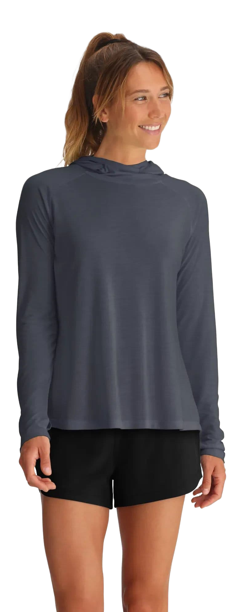 Image of Free Fly Bamboo Lightweight II Hoodie - Storm Cloud - S