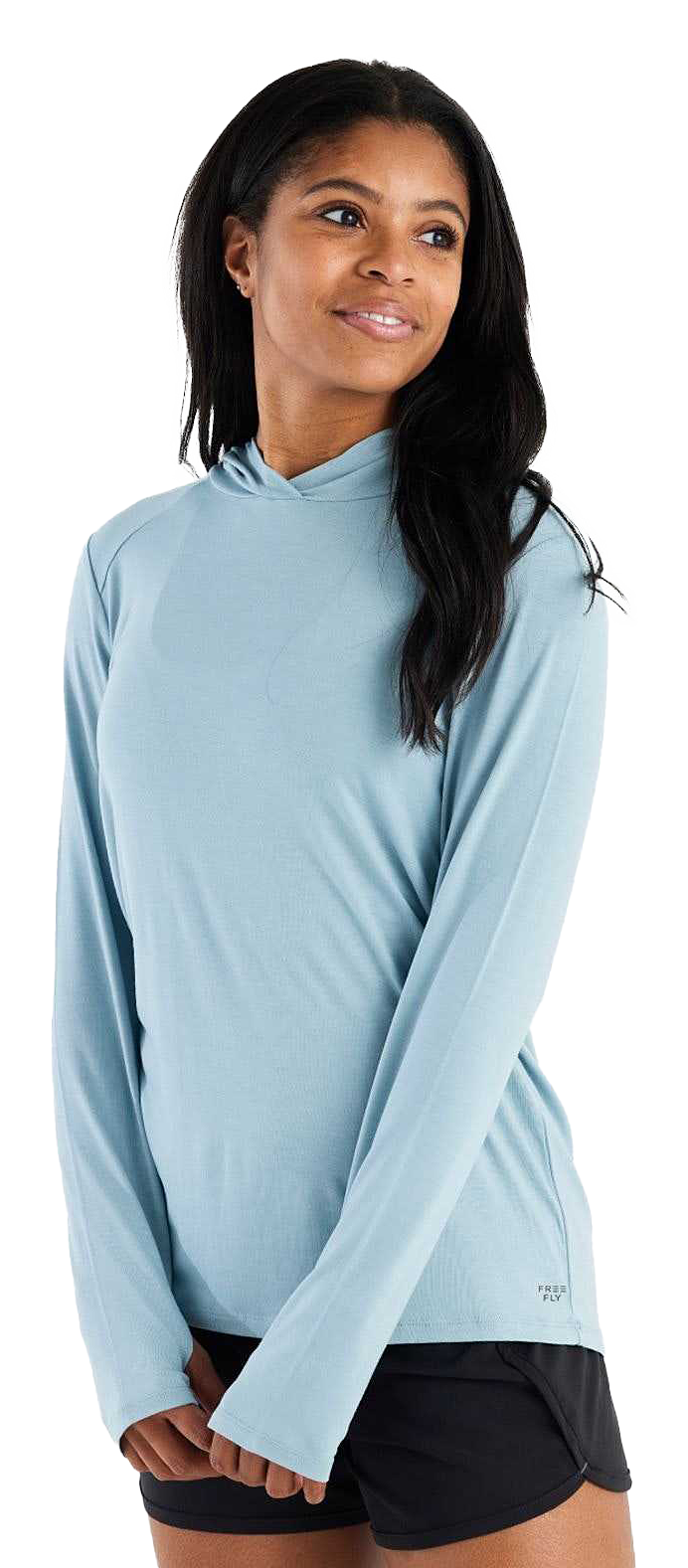 Image of Free Fly Bamboo Shade II Hoodie - Ocean Mist - XXL
