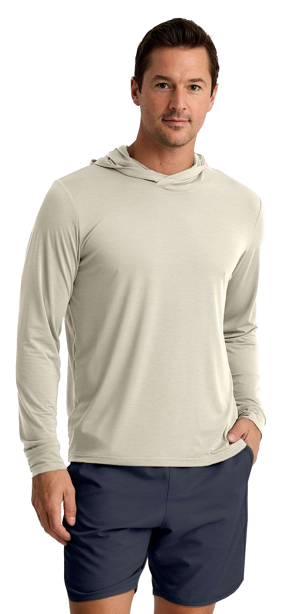 Image of Free Fly Elevate Lightweight Hoodie - Heather Birch - XXL
