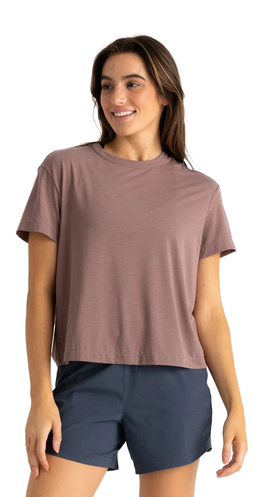 Image of Free Fly Elevate Lightweight Short-Sleeve T-Shirt - Fig - S