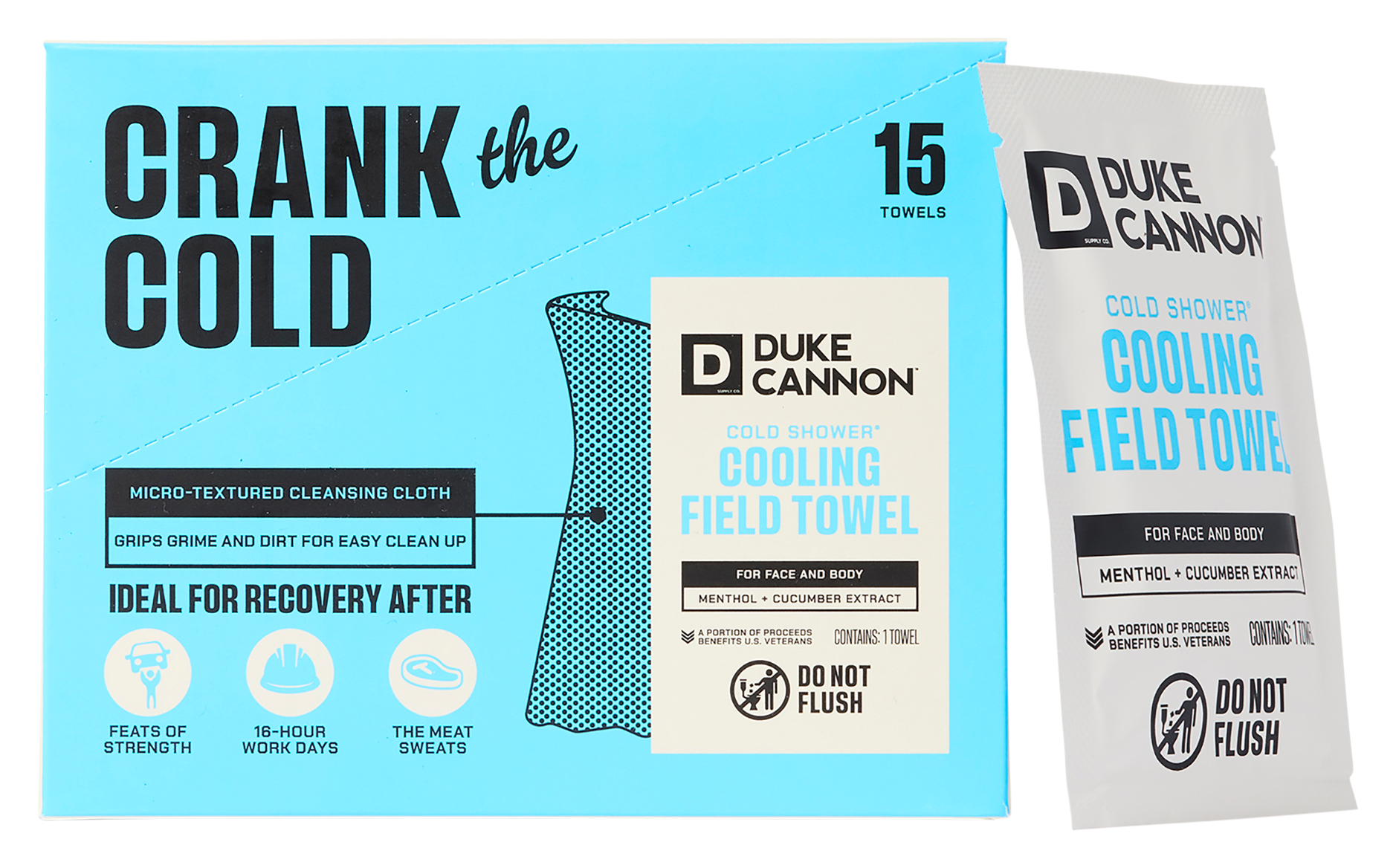 Duke Cannon Supply Co. Duke Cannon Supply Co. Cold Shower Cooling Field Towels Multipack Box - $14.99 at Bass Pro Shops