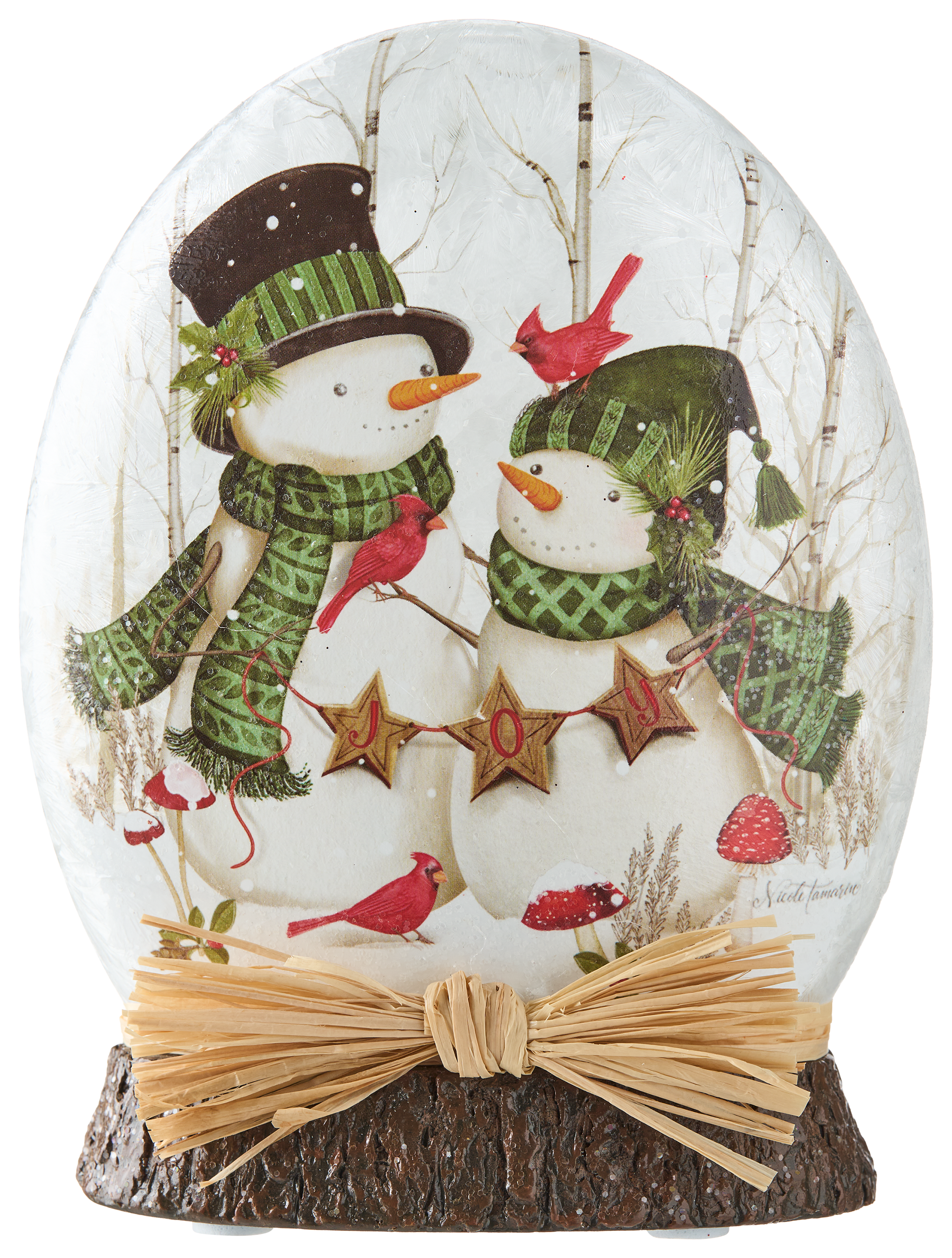 Stony Creek Stony Creek Snow Couple Pre-Lit Glass Orb - $19.98 at Bass Pro Shops