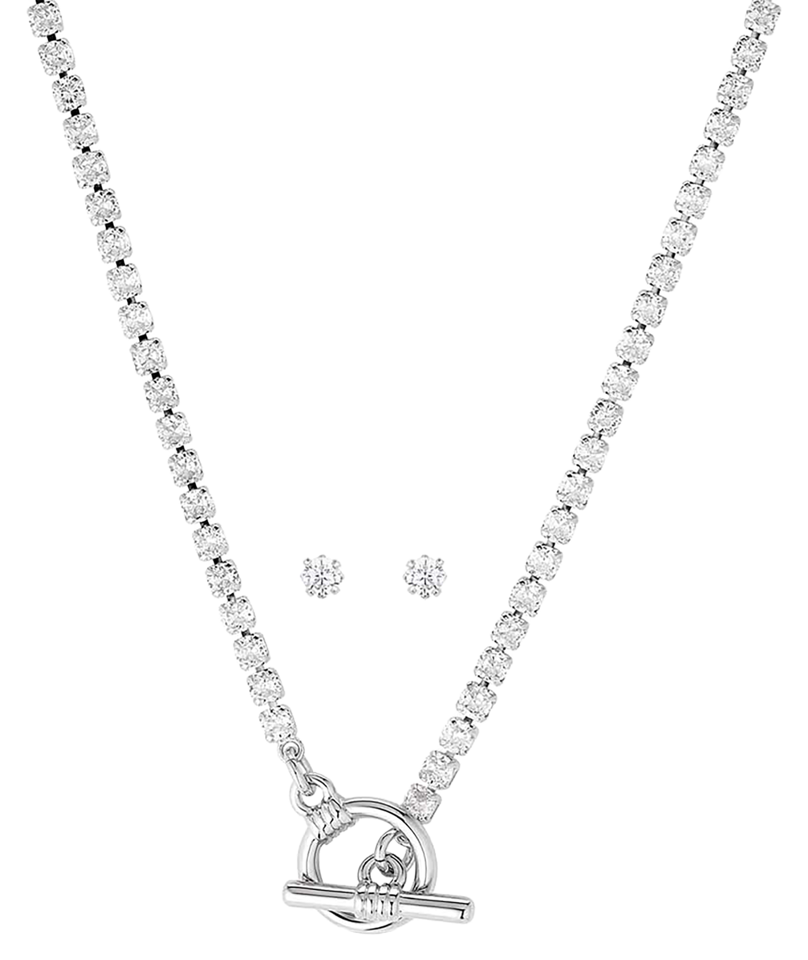 Image of Montana Silversmiths Touch of Starlight Necklace And Earrings Jewelry Set