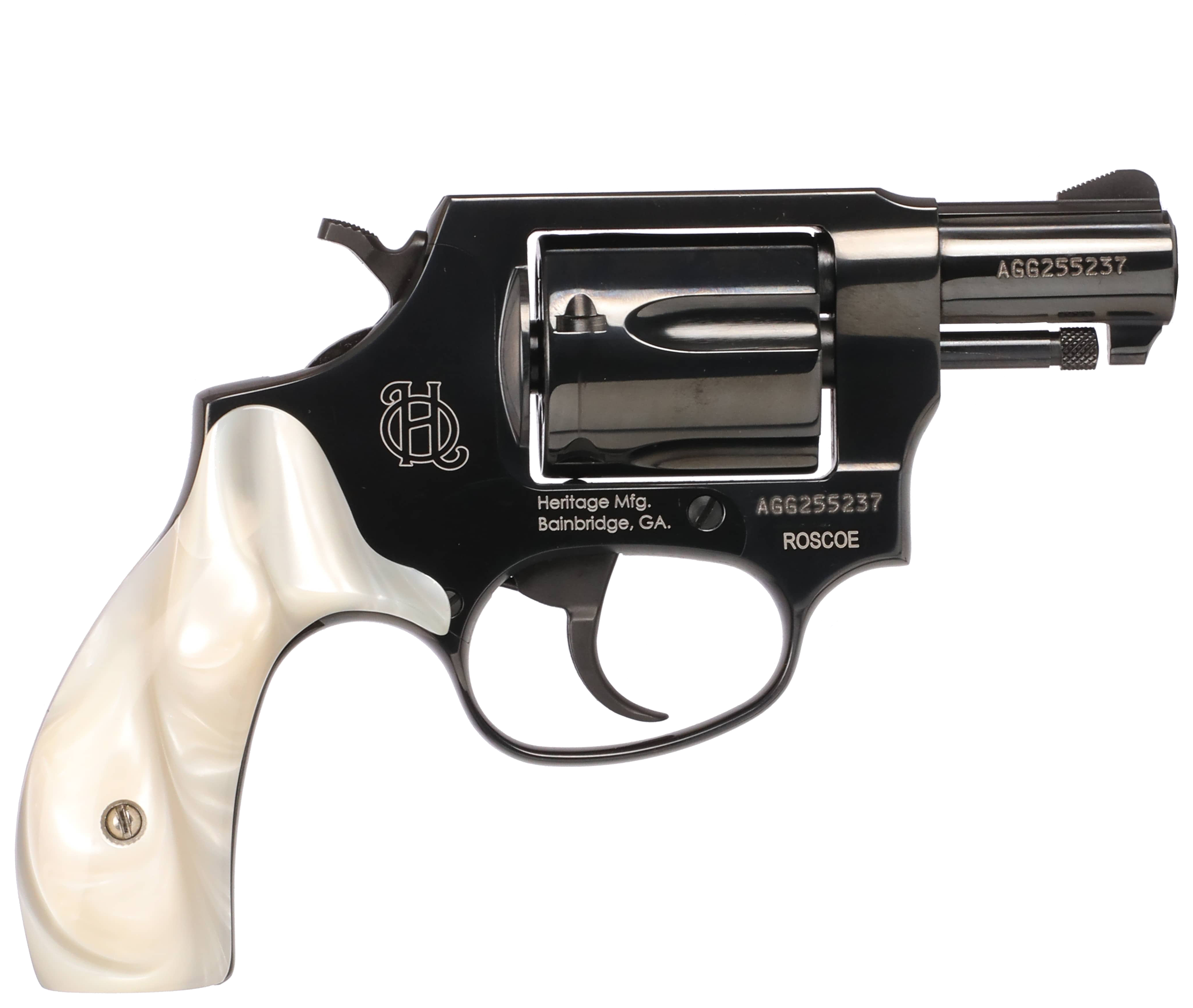 Image of "Heritage Roscoe TALO Edition DA/SA Revolver with White Pearl Grips - 2"""