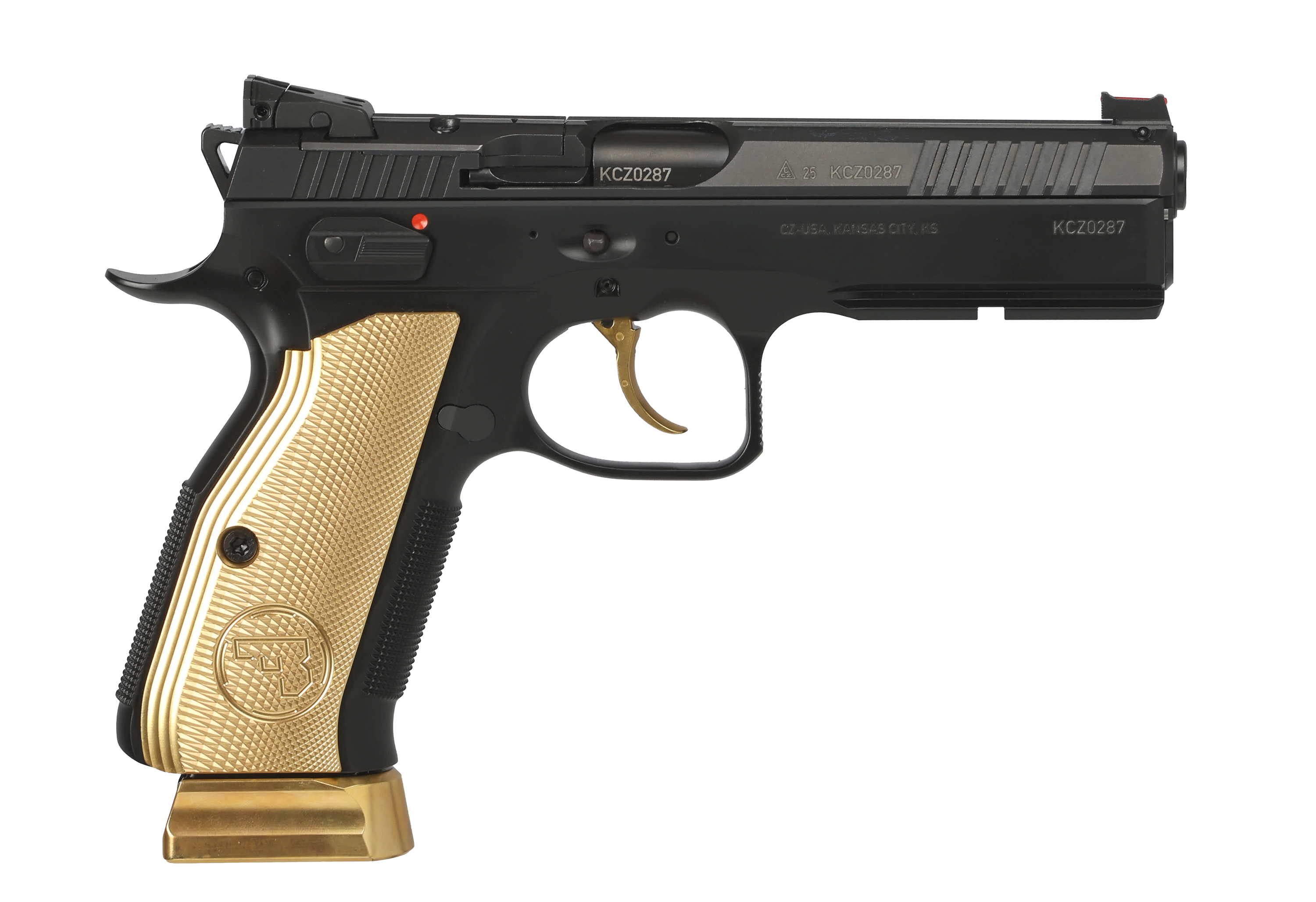 CZ Shadow 2 OpticsReady TALO Edition Gold Digger SemiAuto Pistol