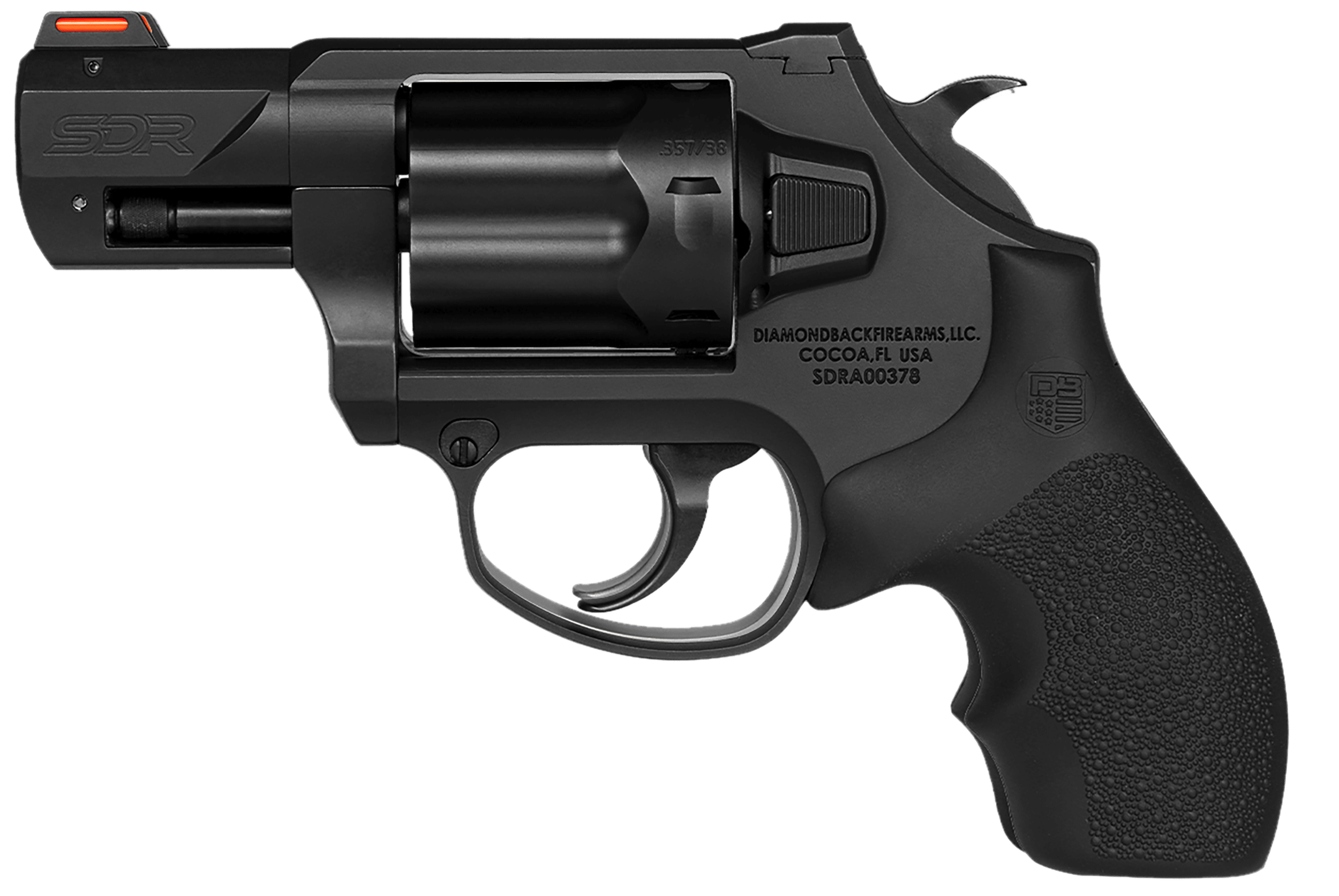 Image of "Diamondback Firearms SDR Revolver - 357 Magnum/38 Special +P - 2"" - Black"