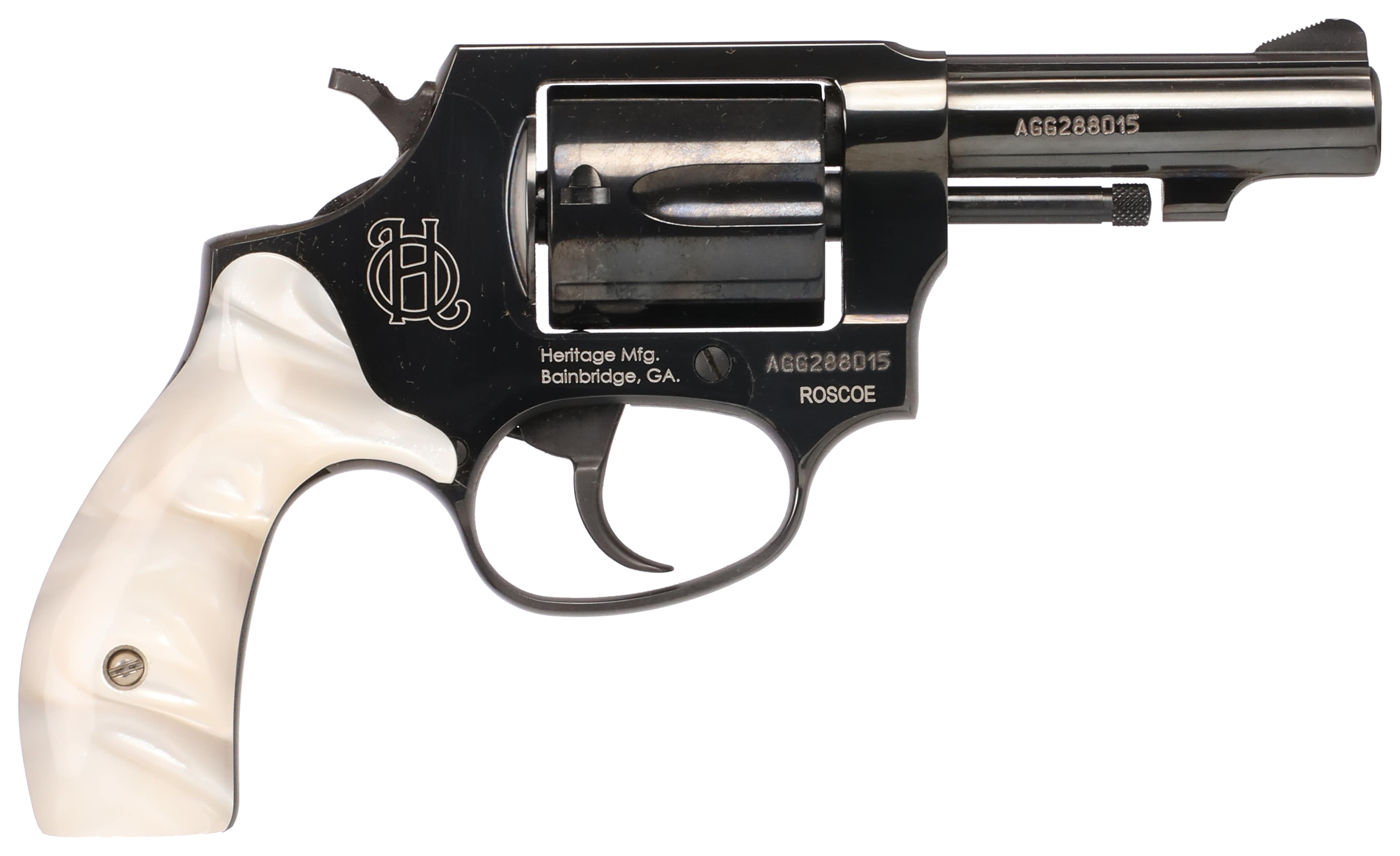 Image of "Heritage Roscoe TALO Edition DA/SA Revolver with White Pearl Grips - 3"""