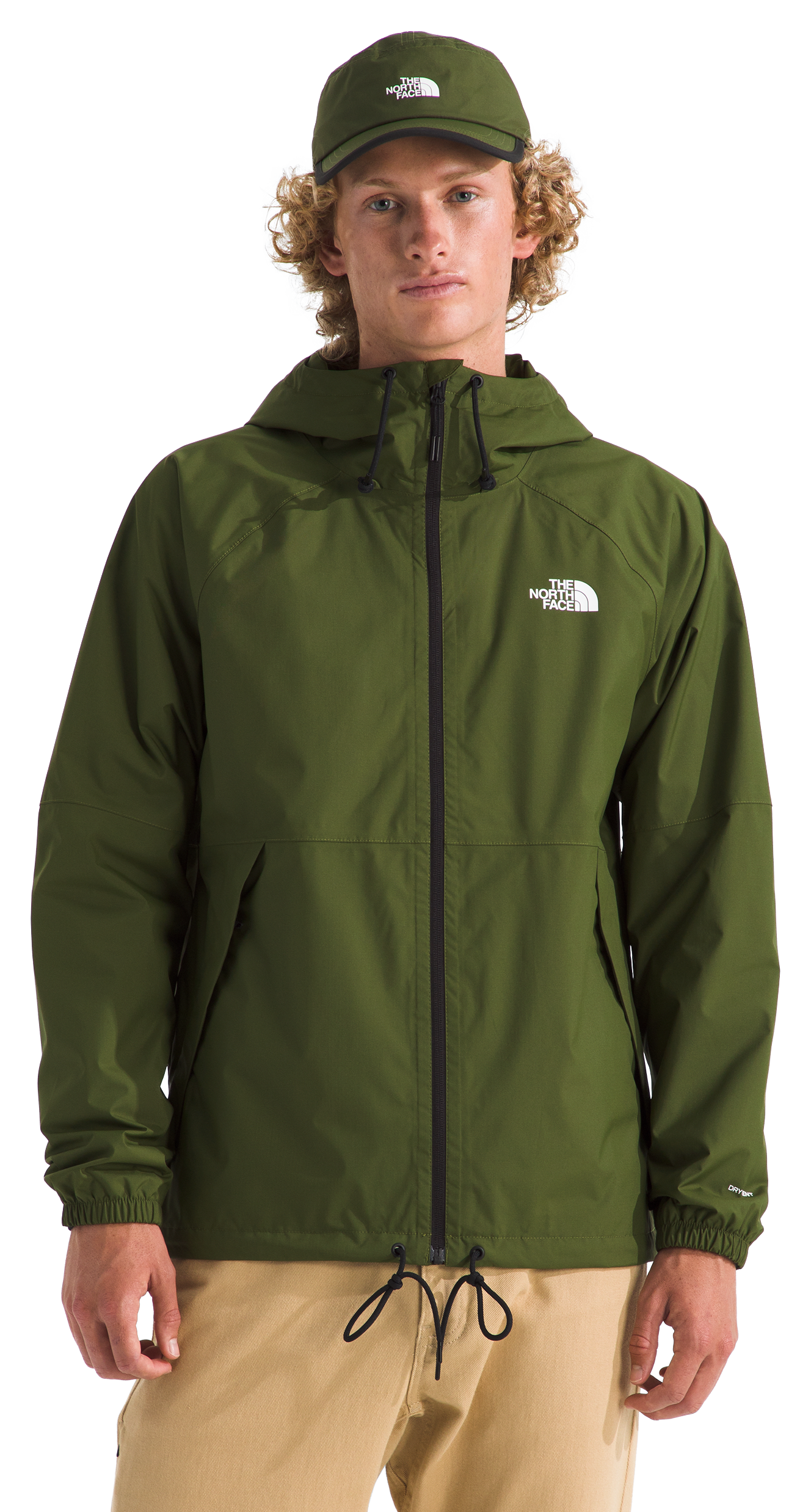 Image of The North Face Antora Rain Full-Zip Hoodie - Woodland Green