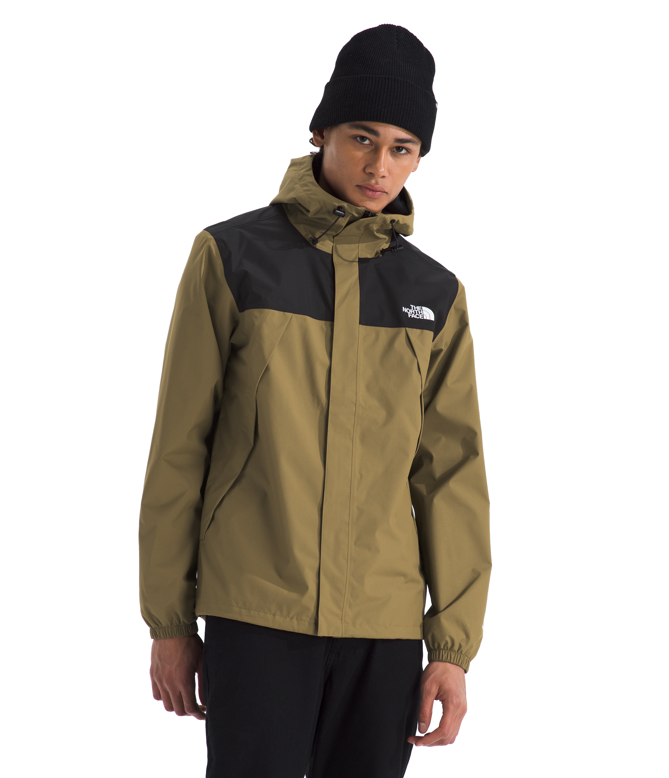 Image of The North Face Antora Waterproof Jacket - Cedar/TNF Black