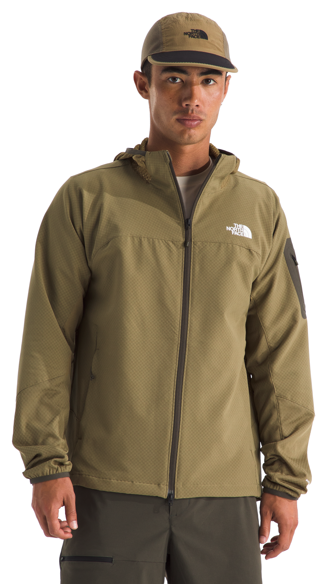 Image of The North Face Tek Approach FUTUREFLEECE Hooded Jacket - Cedar
