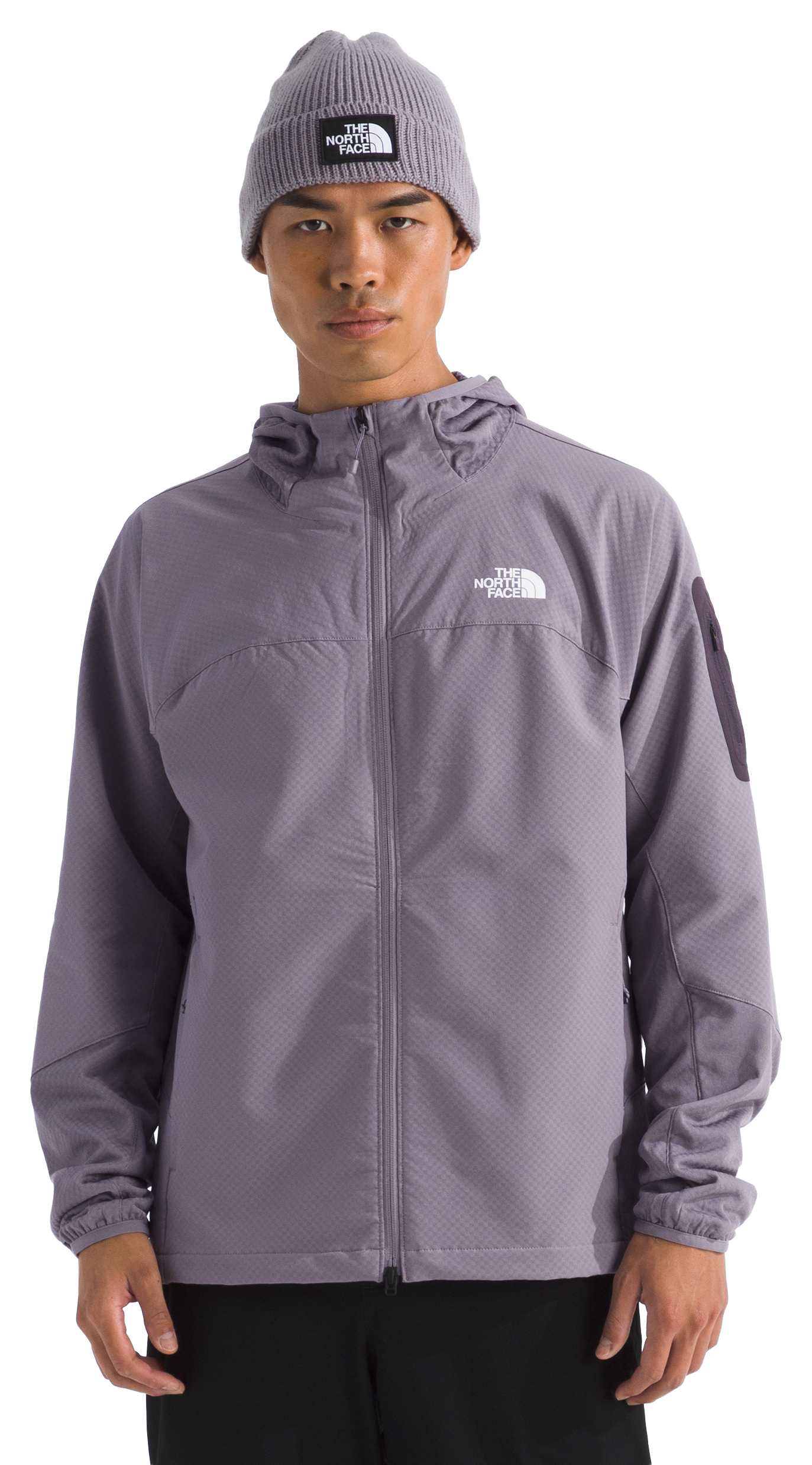 Image of The North Face Tek Approach FUTUREFLEECE Hooded Jacket - Transcendent Grey