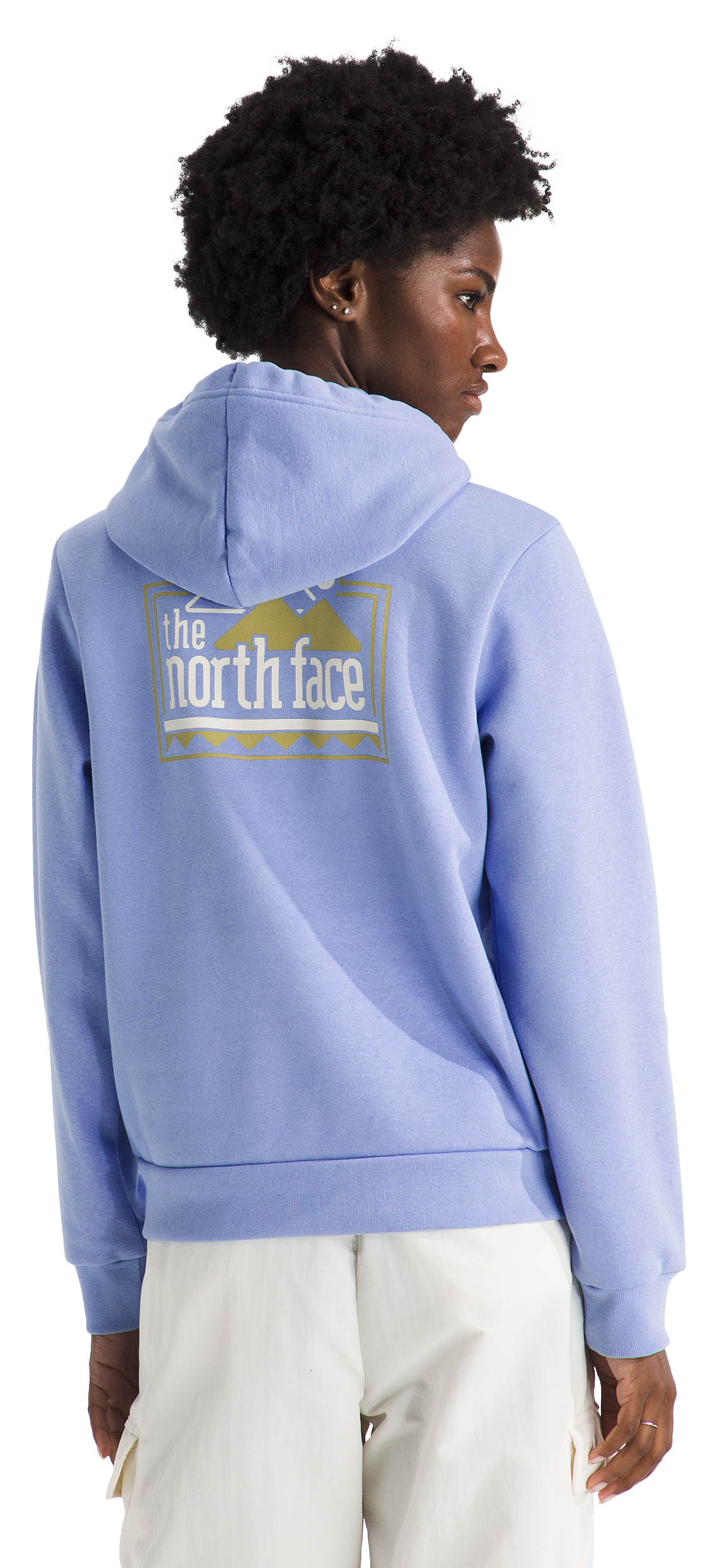 Image of The North Face Explore Pin Graphic Hoodie - Periwinkle Glow