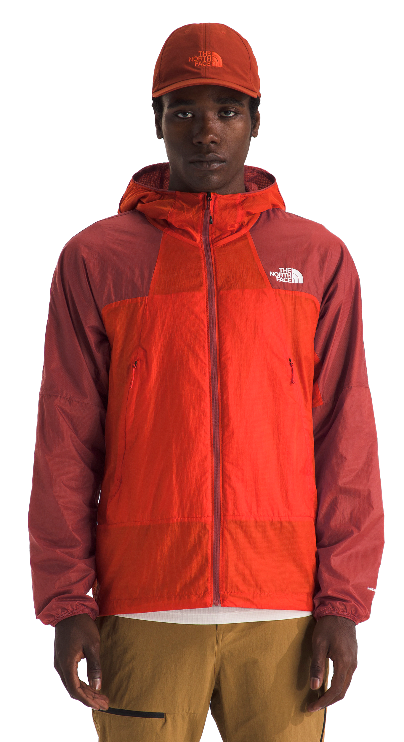 Image of The North Face Ridgelite FUTUREFLEECE WindProof Jacket - Lave Red/Iron Clay