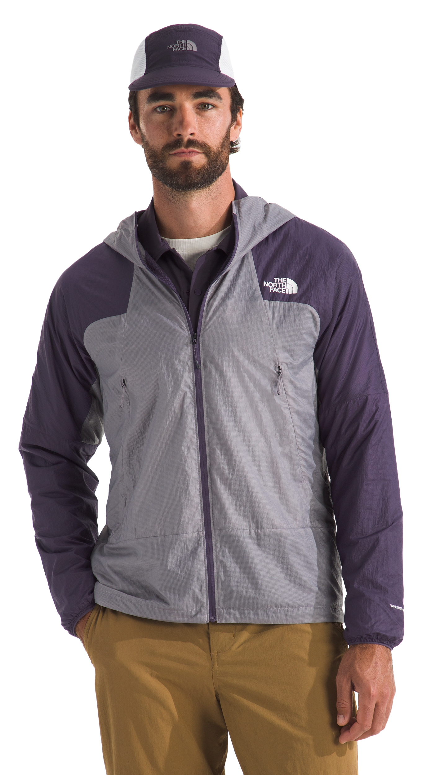 Image of The North Face Ridgelite FUTUREFLEECE WindProof Jacket - Transcendent Grey/Endless Dusk