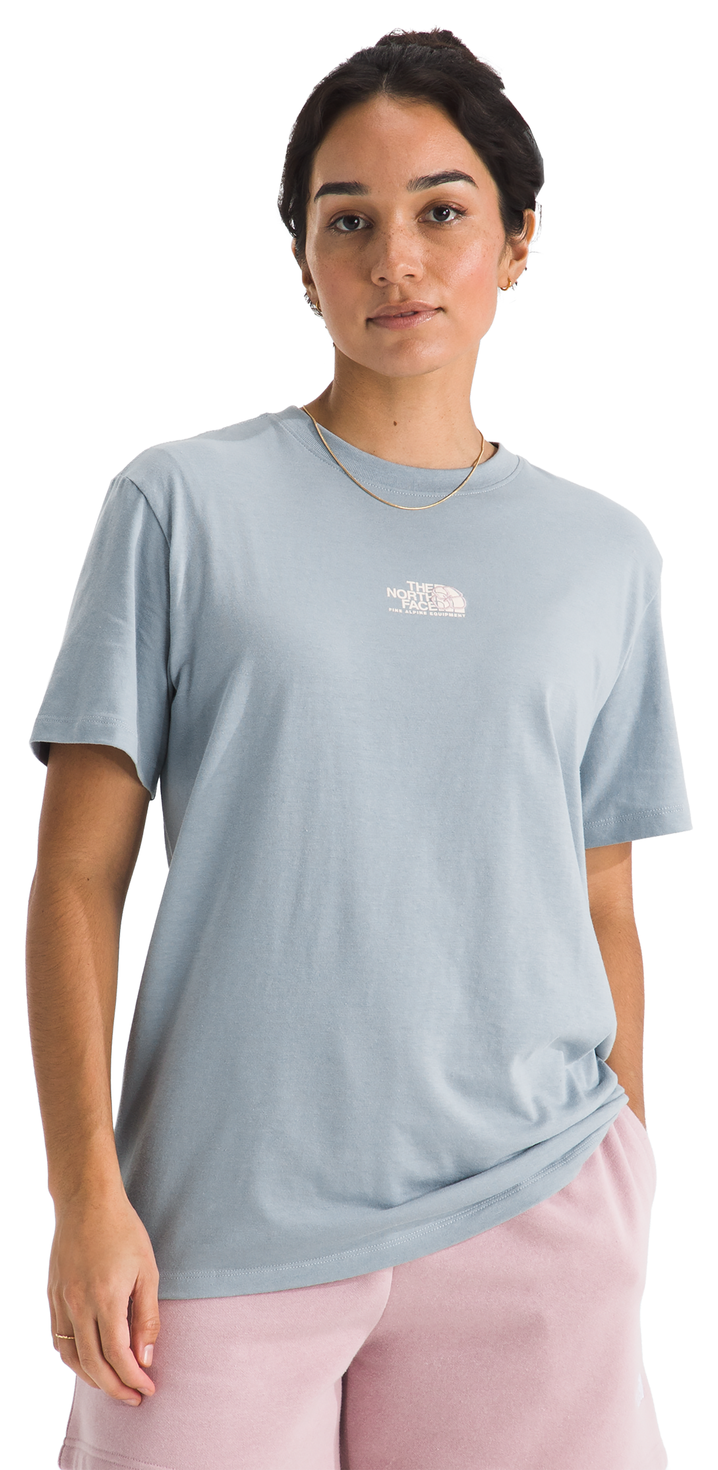 Image of The North Face Floral Alpine Relaxed Short-Sleeve T-Shirt - Frost Grey