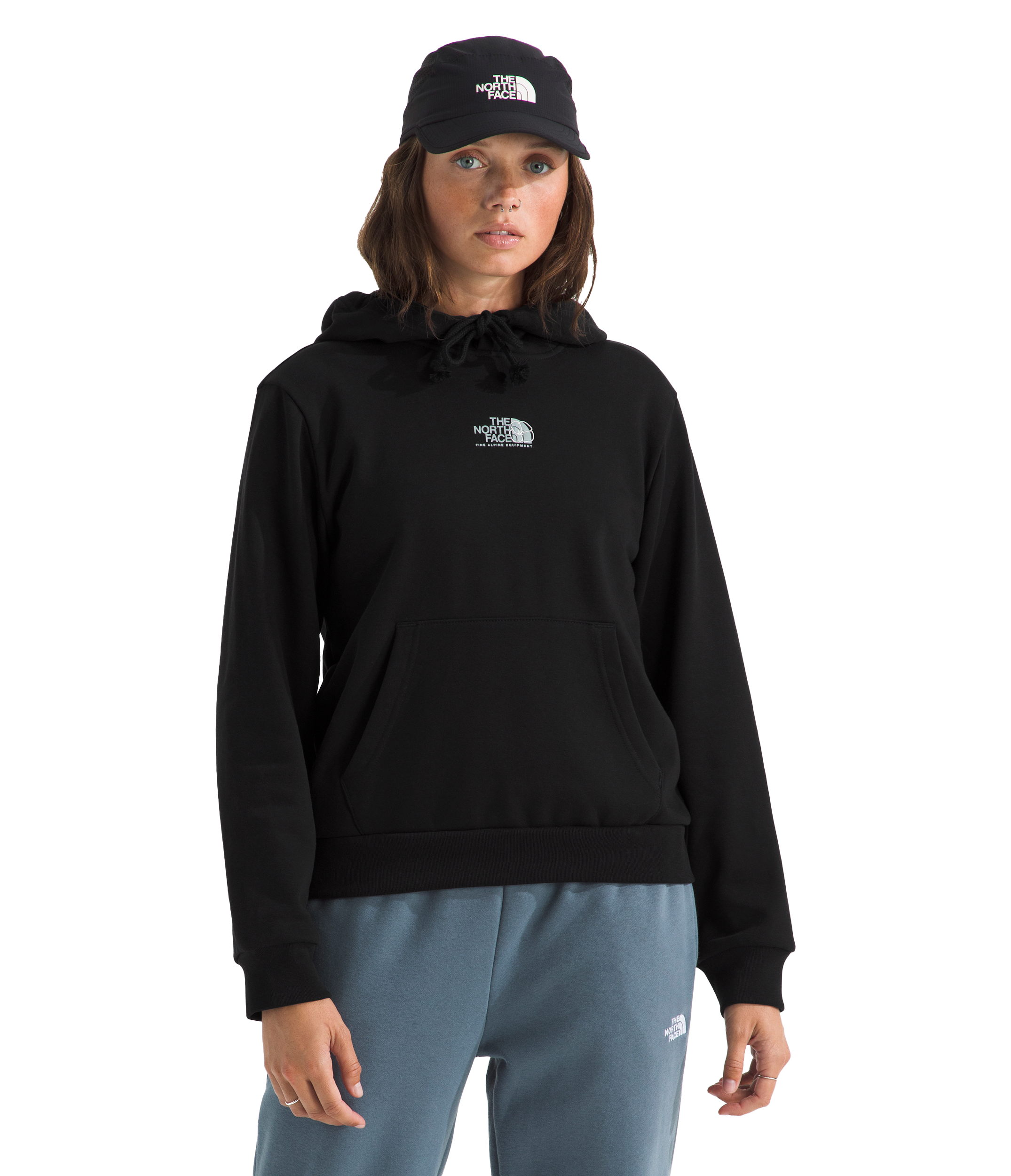 Image of The North Face Floral Alpine Hoodie - TNF Black