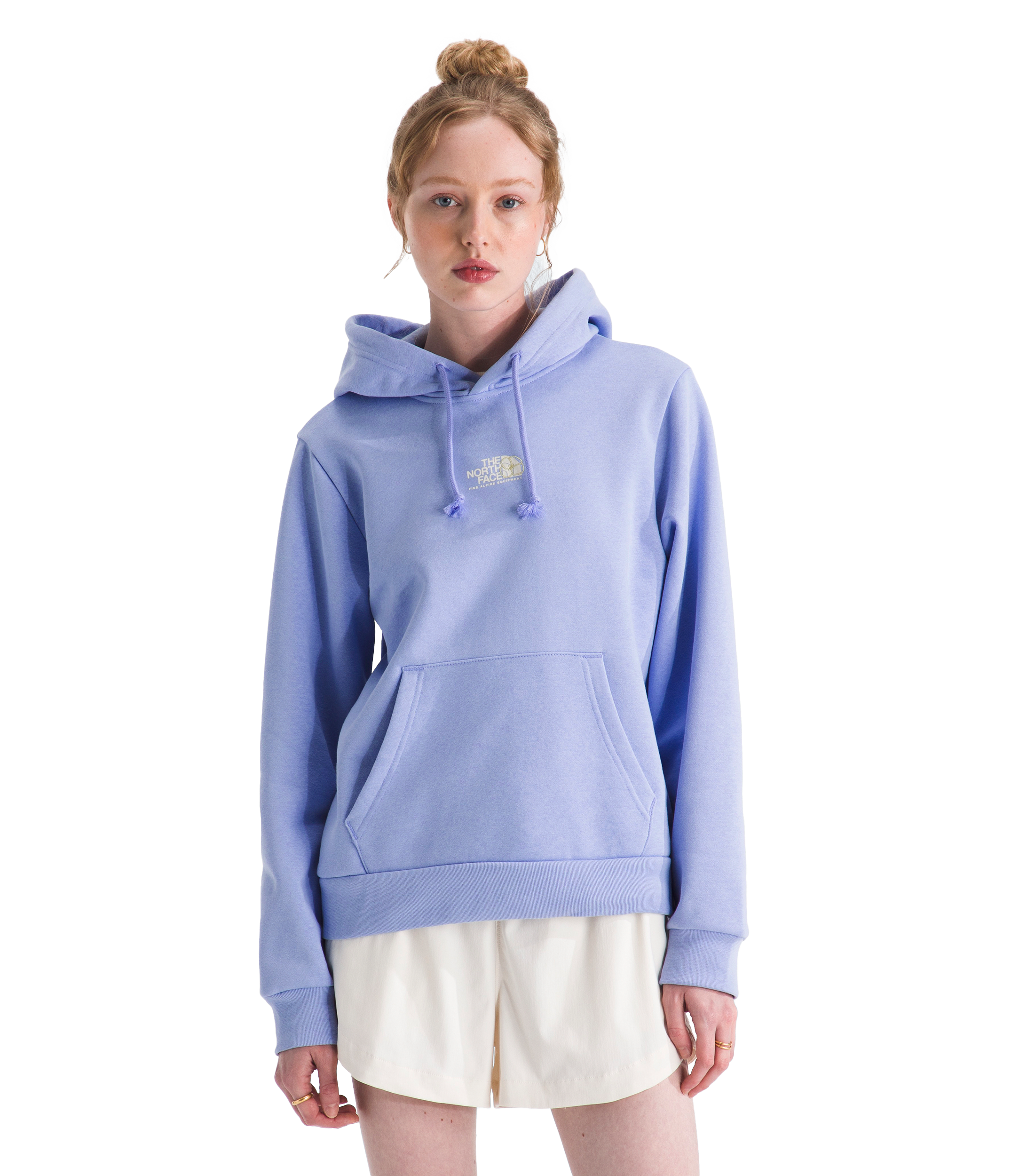 Image of The North Face Floral Alpine Hoodie - Periwinkle Glow