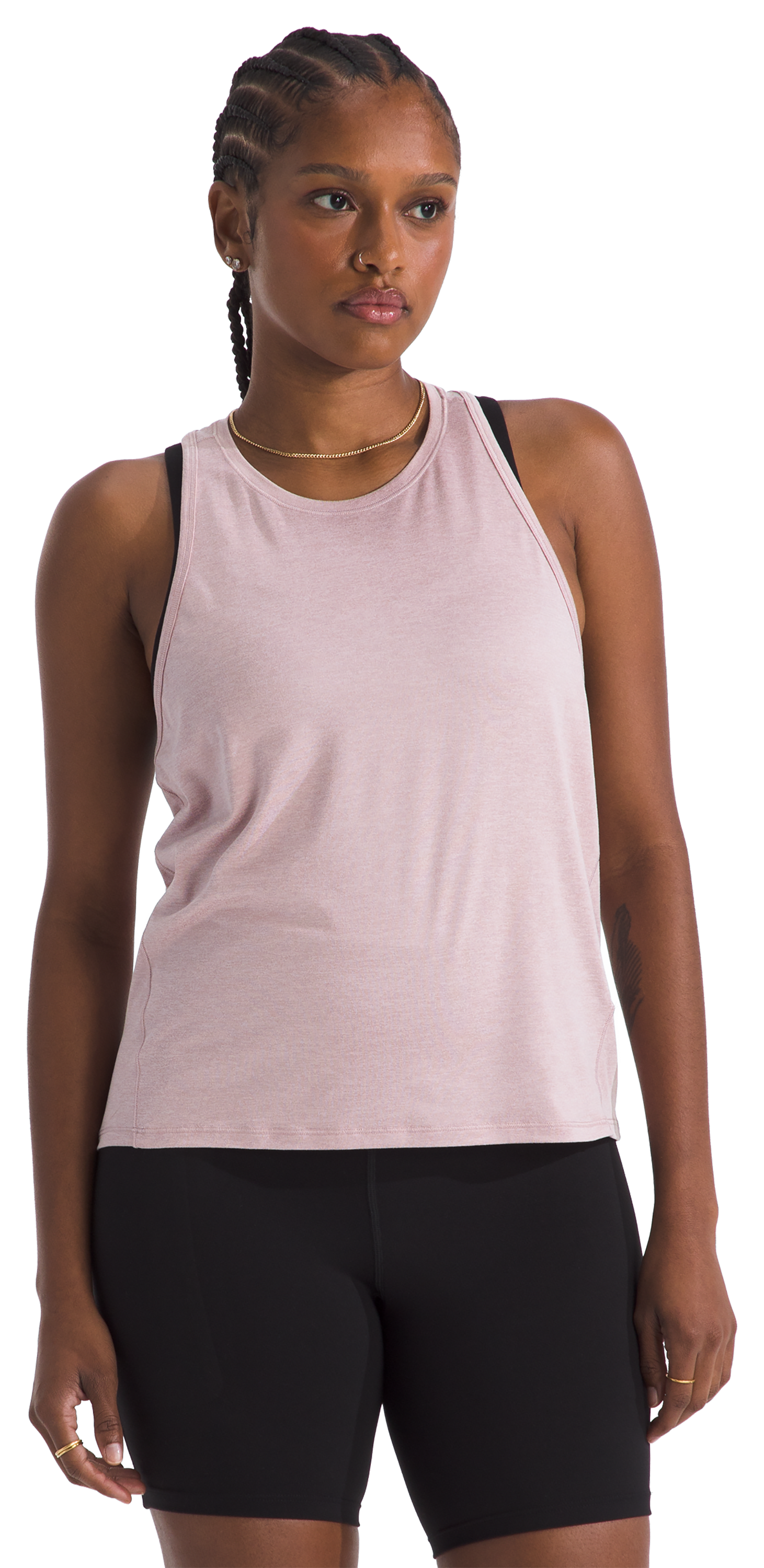 Image of The North Face Jaida Racerback Tank Top - Metal Pink Light Heather