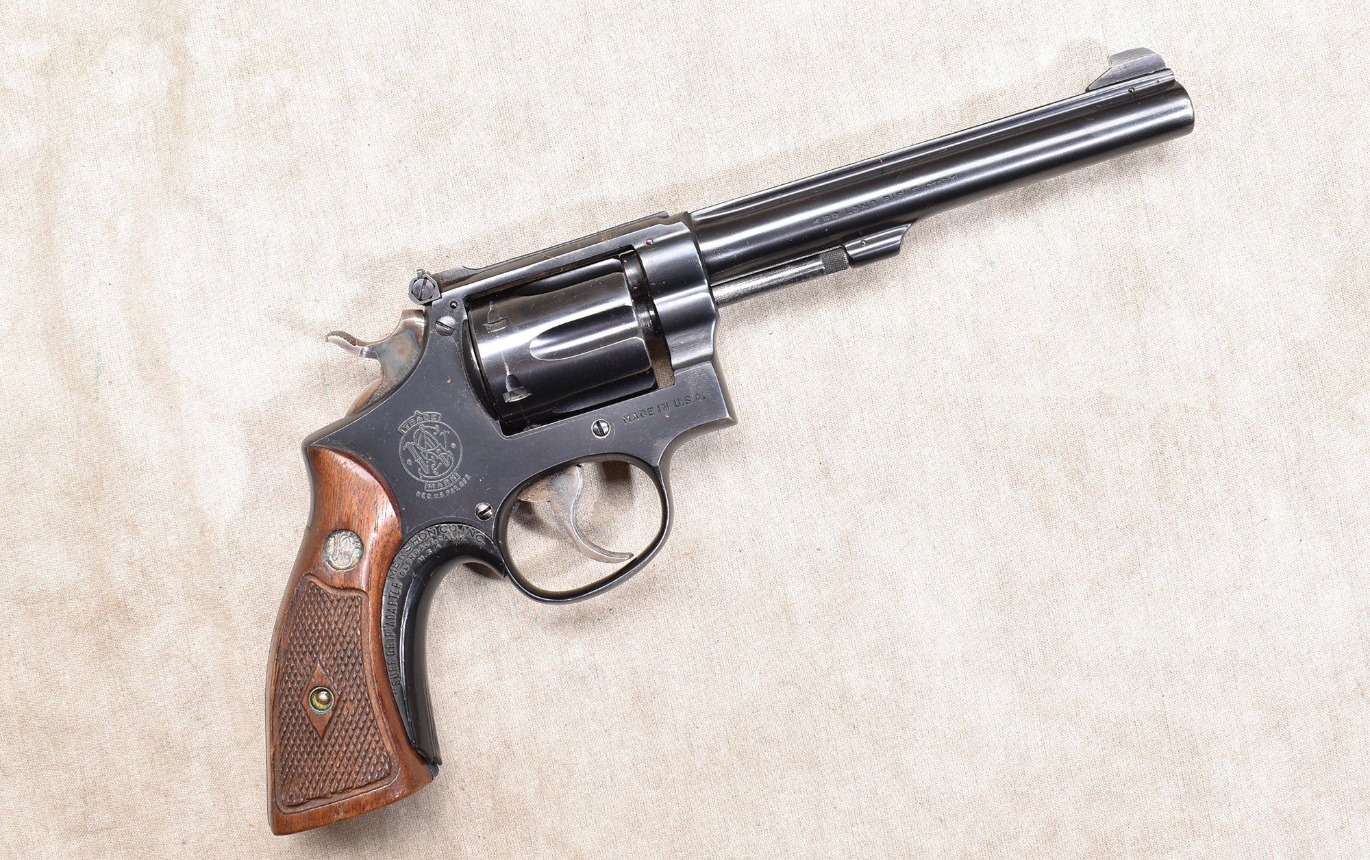 Image of SMITH & WESSON ~ K22 OUTDOORSMAN ~ .22 LONG RIFLE