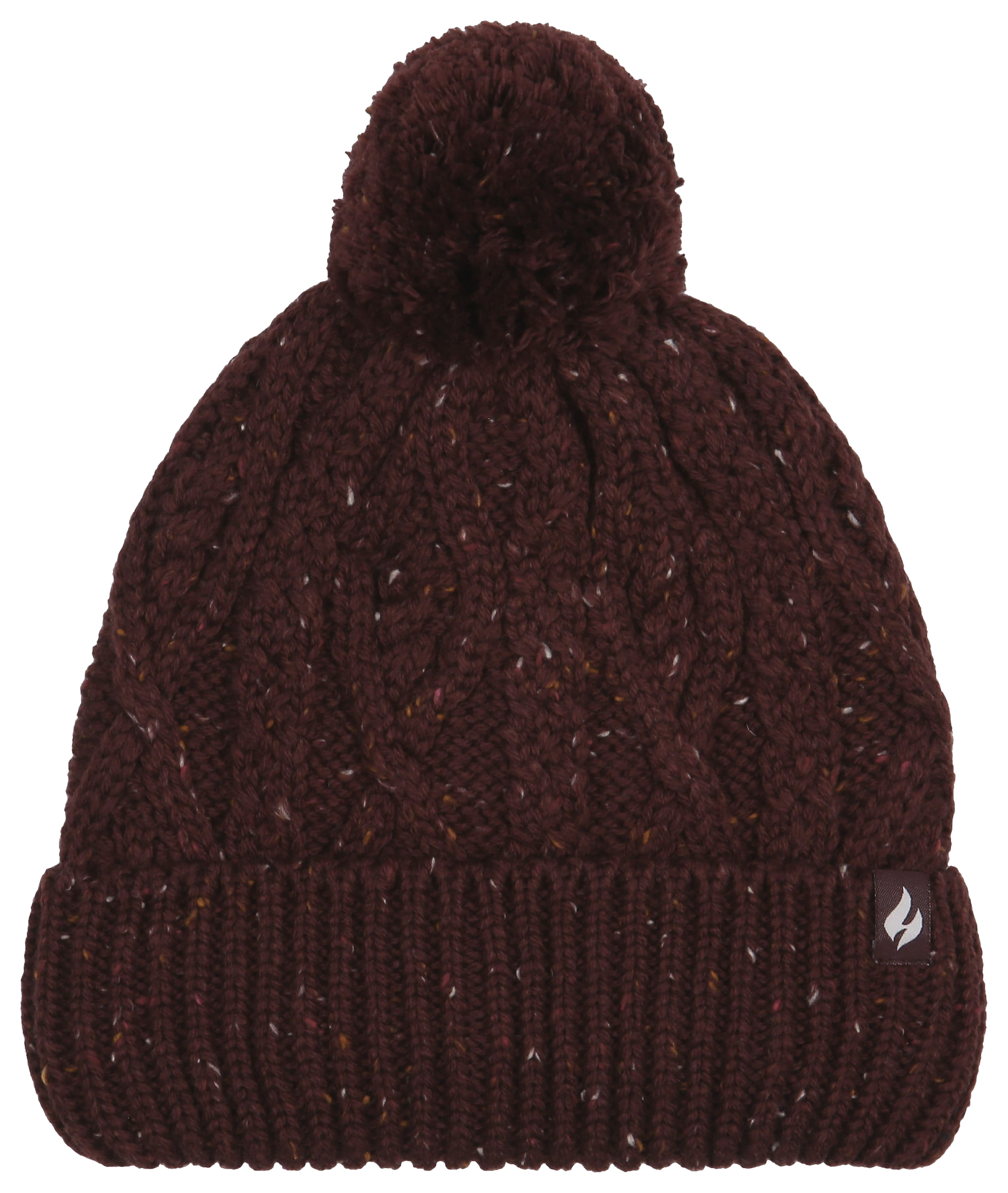 Heat Holders Original Britta Roll-Up Pom-Pom Beanie
