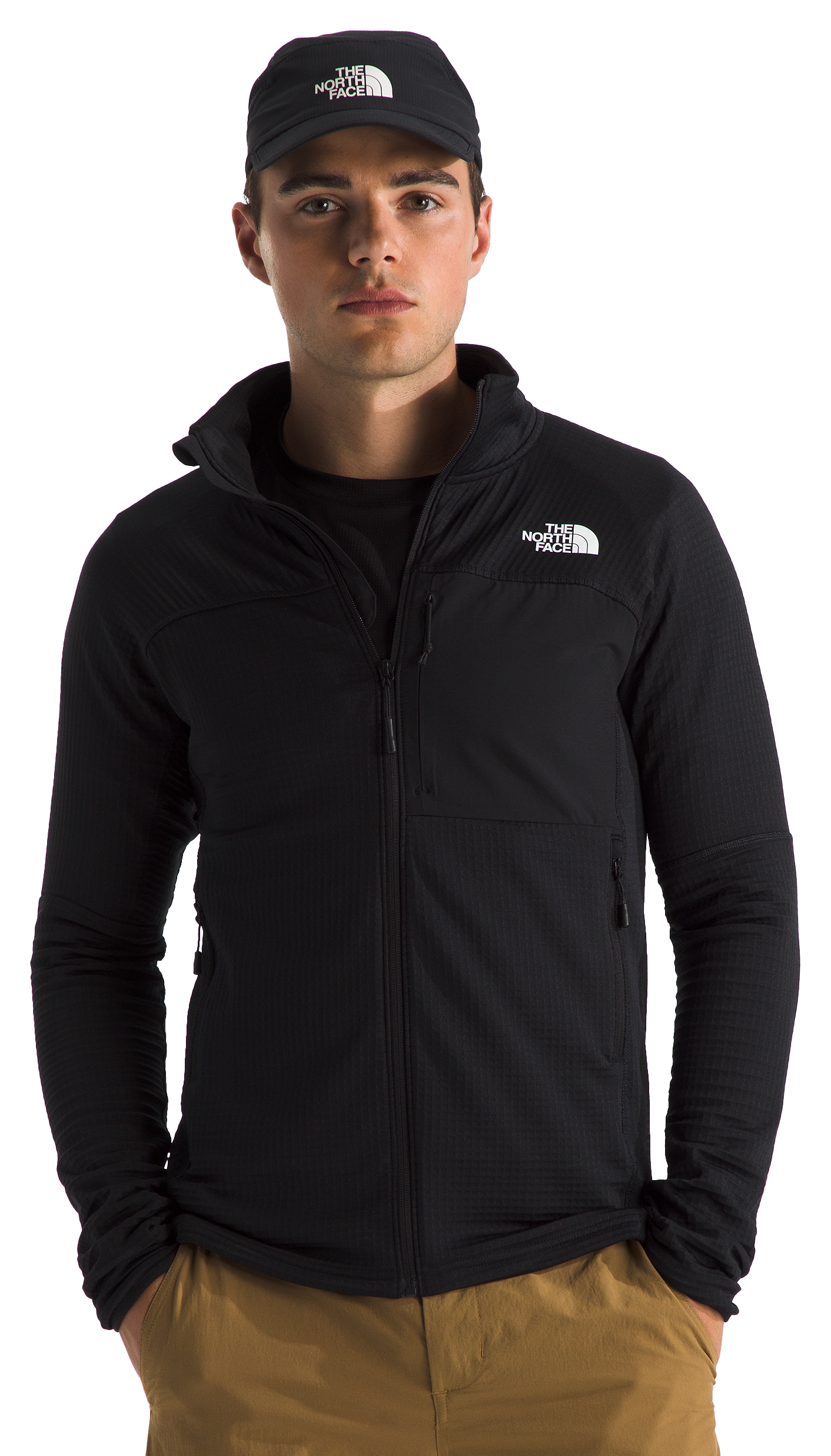Image of The North Face Polartec Power Grid Stormgap Jacket - TNF Black