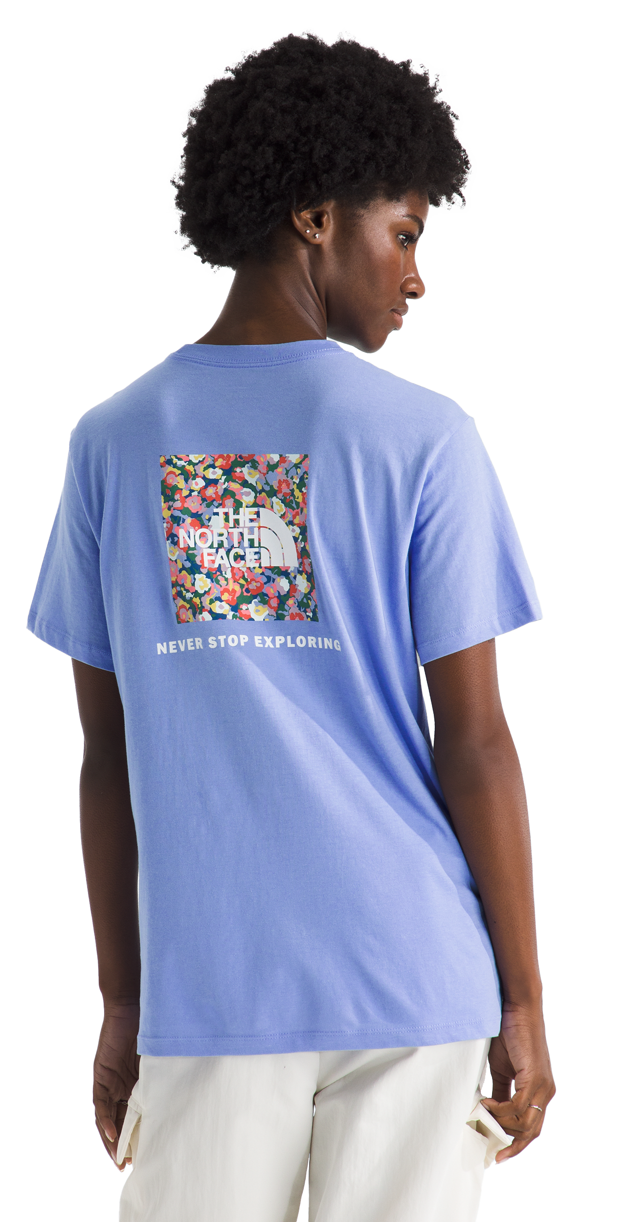 Image of The North Face Wildflower Relaxed Short-Sleeve T-Shirt - Periwinkle Glow